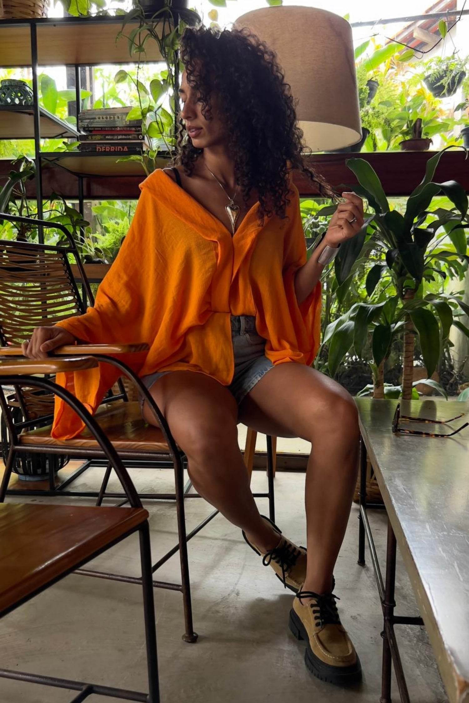 KIMONO YOKO CURTO TANGERINA - BOOBOO