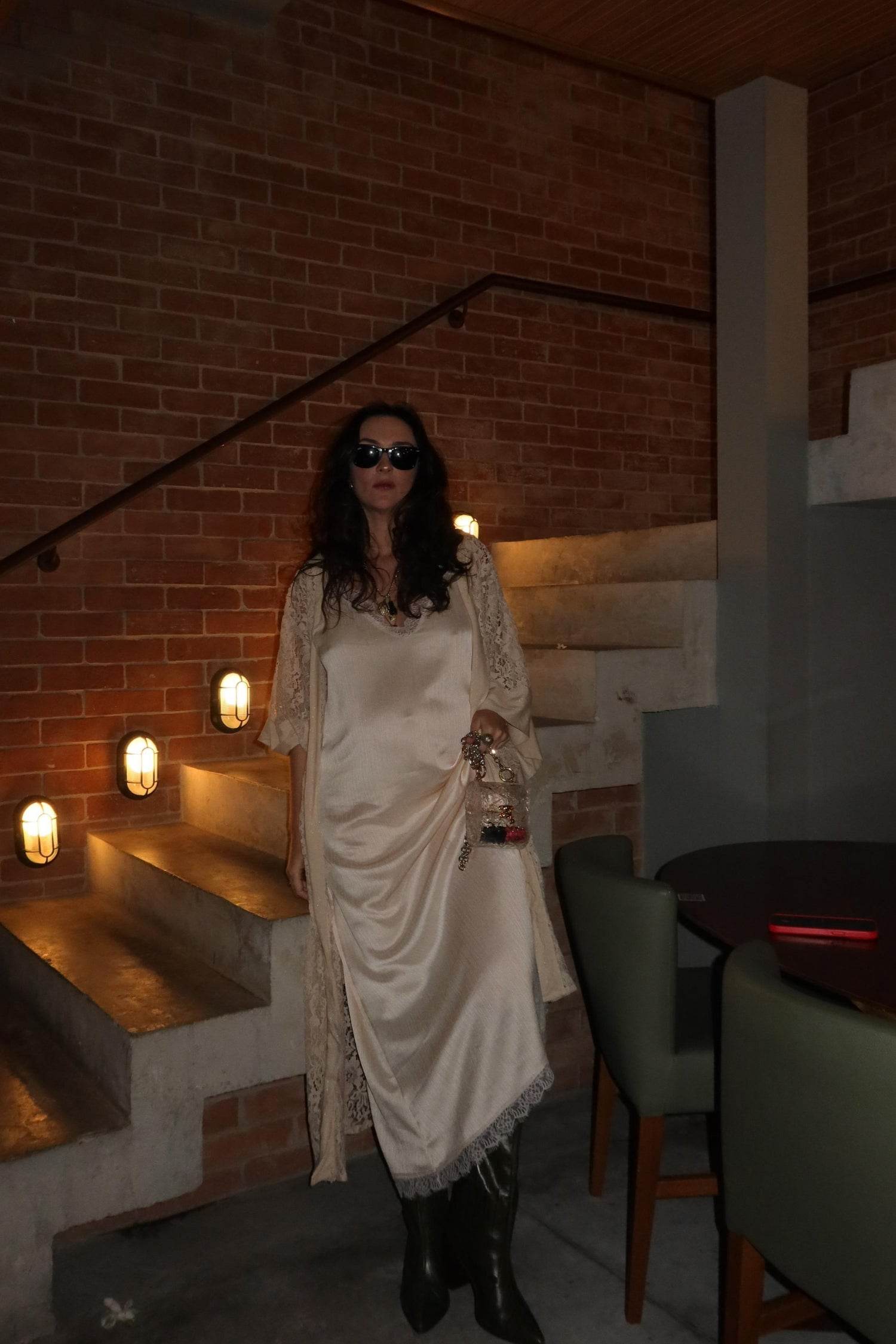 VESTIDO RENDA VANILLA - BOOBOO