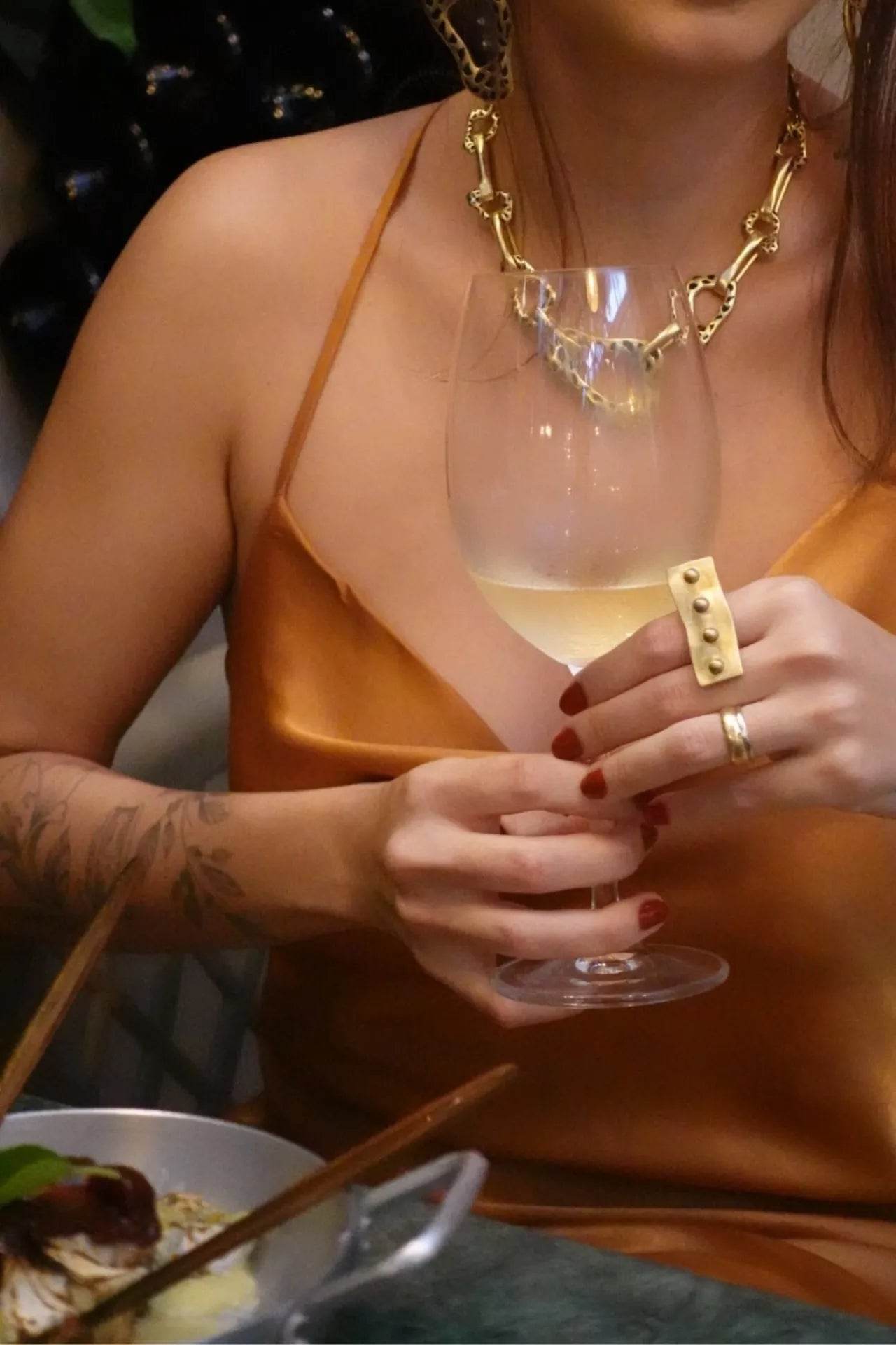 SLIP DRESS LONGO COBRE - BOOBOO