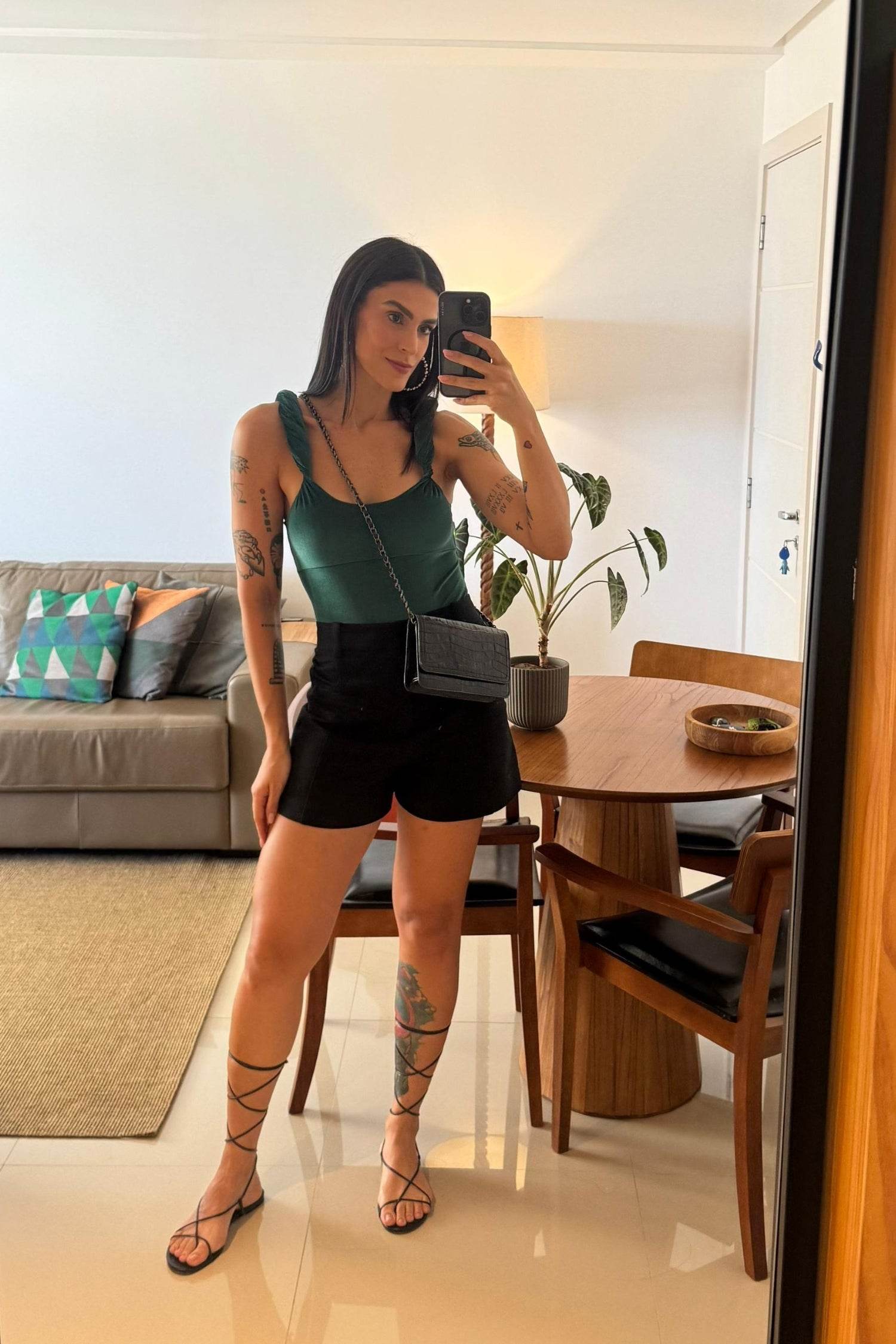 BODY VELUDO VERDE - BOOBOO