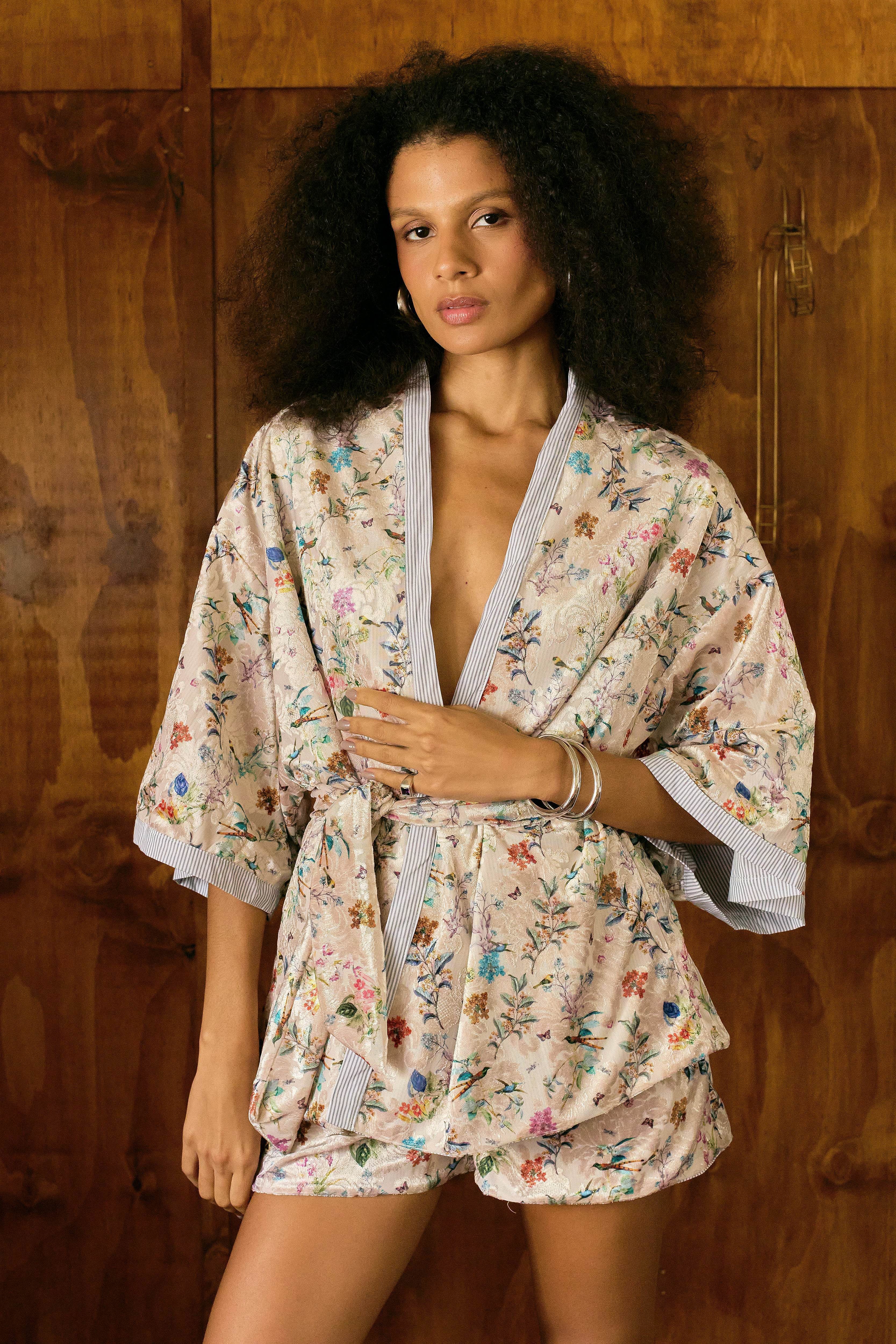 CONJUNTO VELUDO ESTAMPADO - BOOBOO