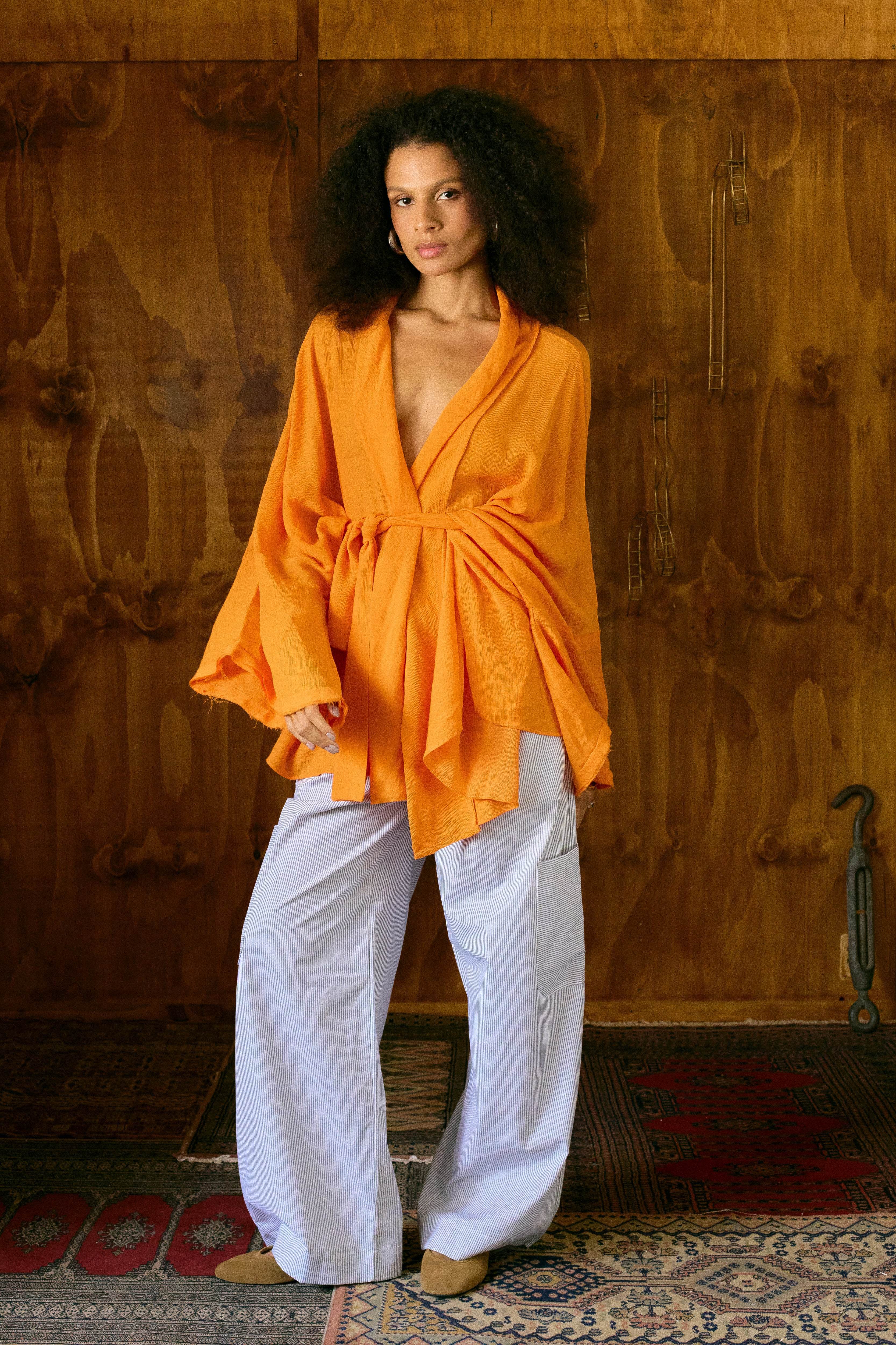 CONJUNTO YOKO CURTO TANGERINA - BOOBOO