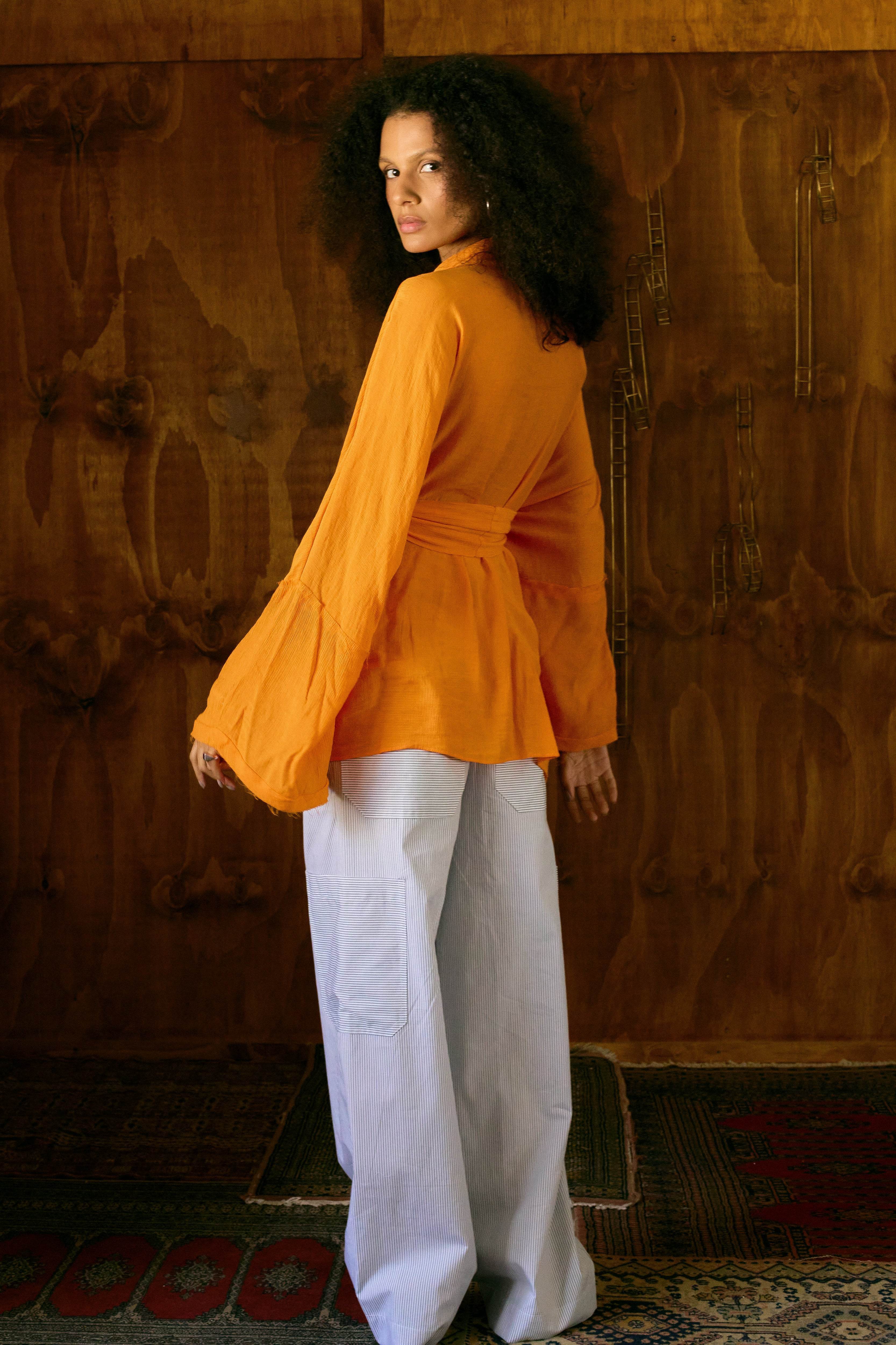 CONJUNTO YOKO CURTO TANGERINA - BOOBOO