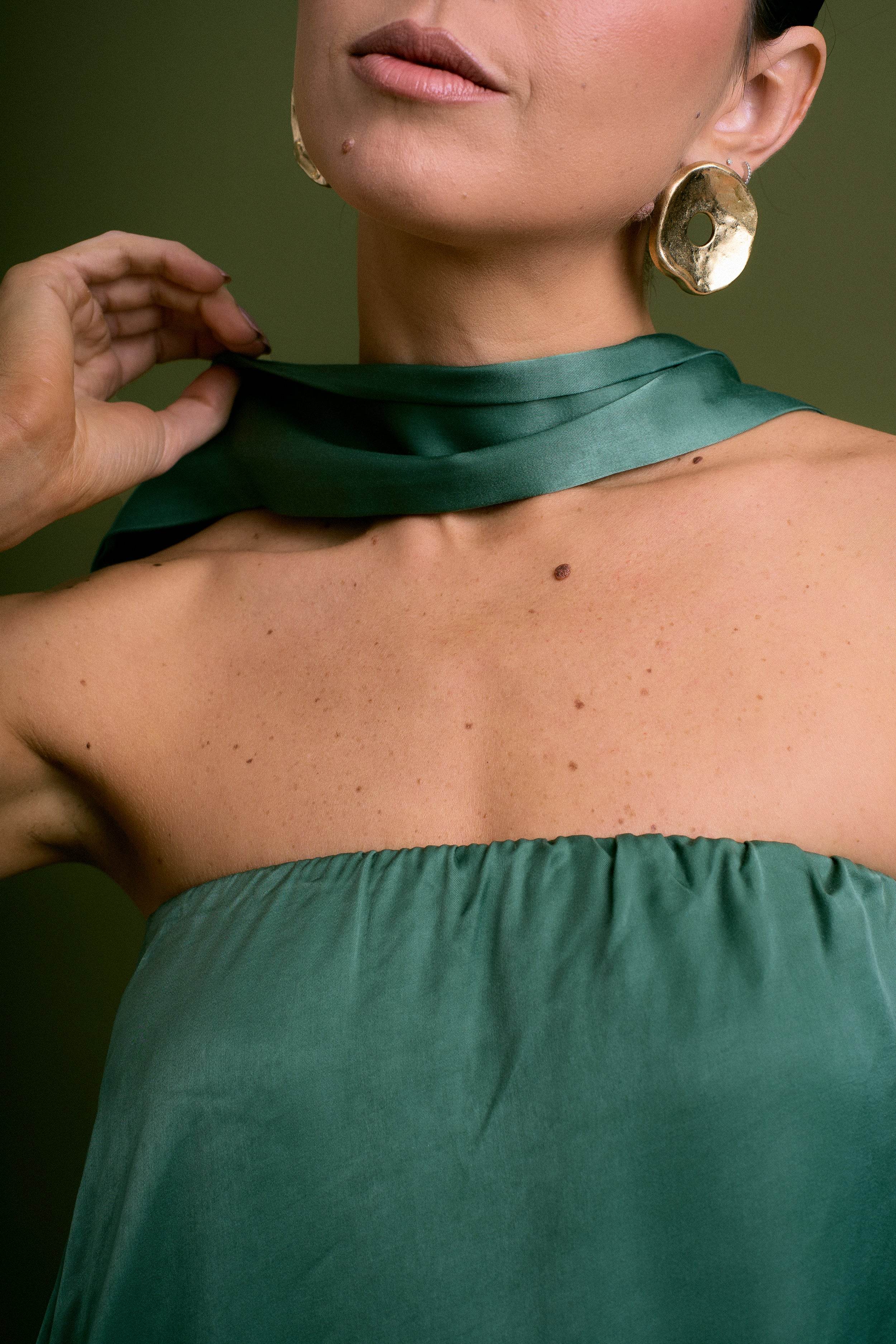 VESTIDO FESTA CAMADA VERDE - BOOBOO