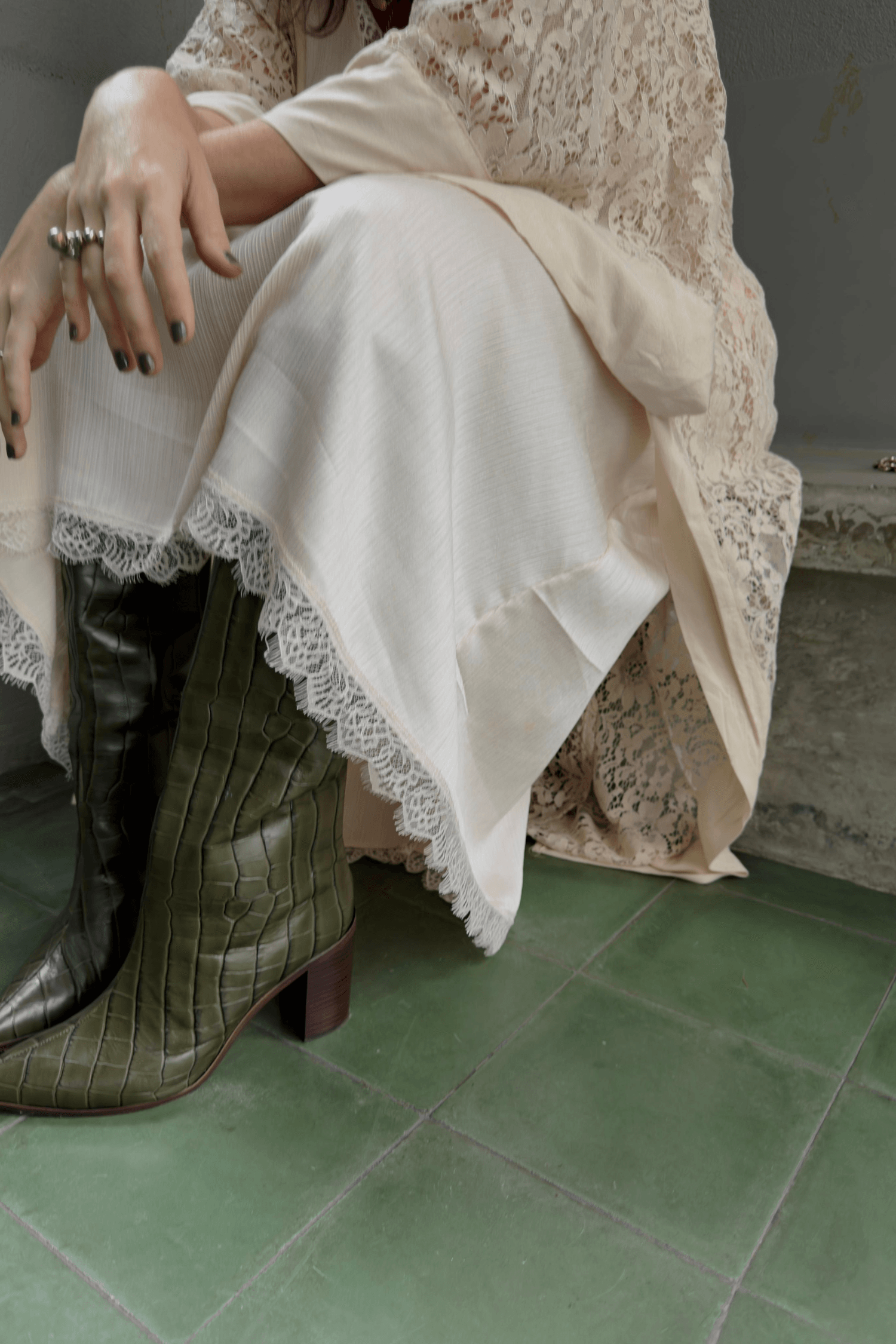 VESTIDO RENDA VANILLA - BOOBOO