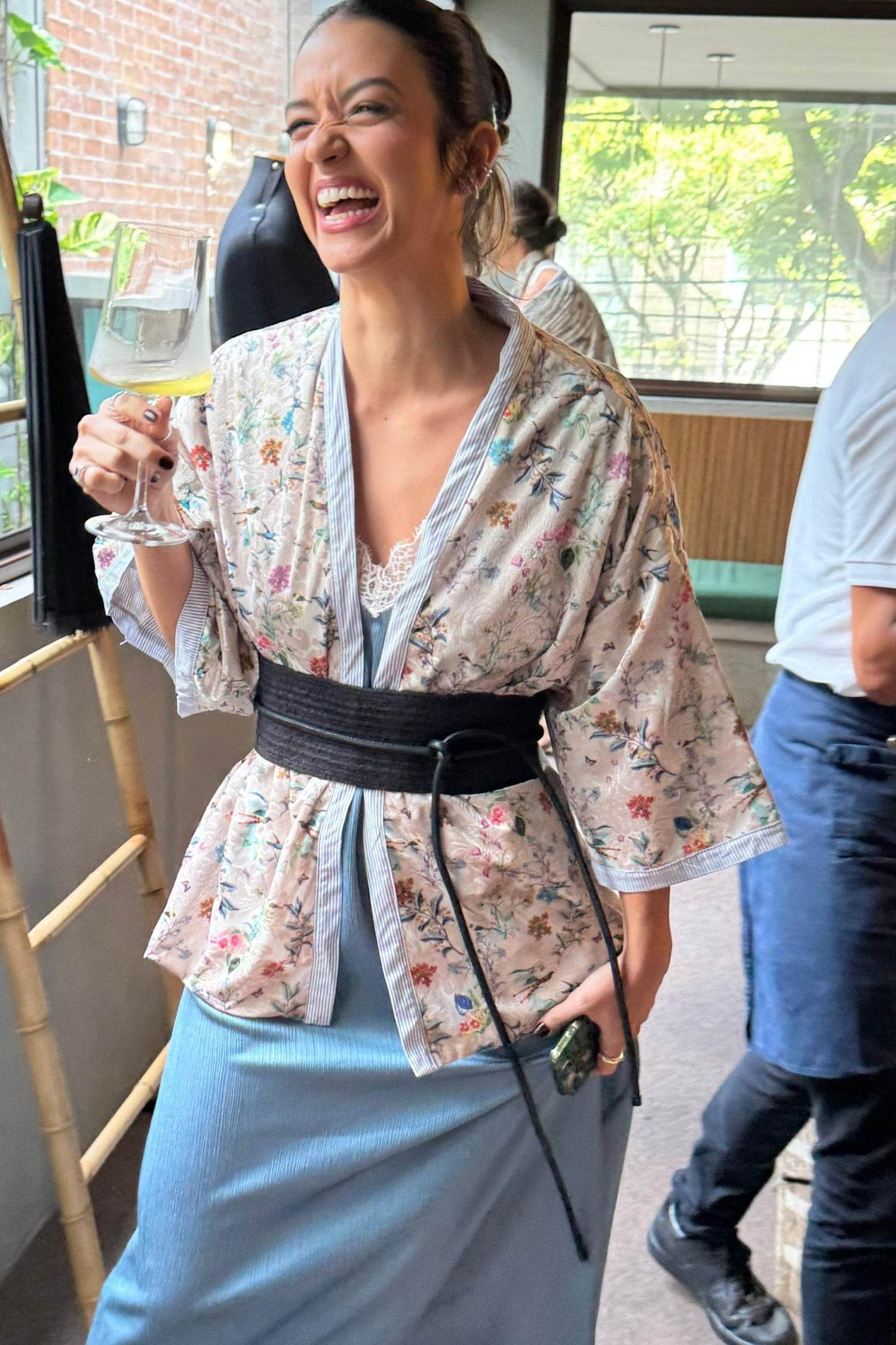 VESTIDO RENDA AZUL - BOOBOO