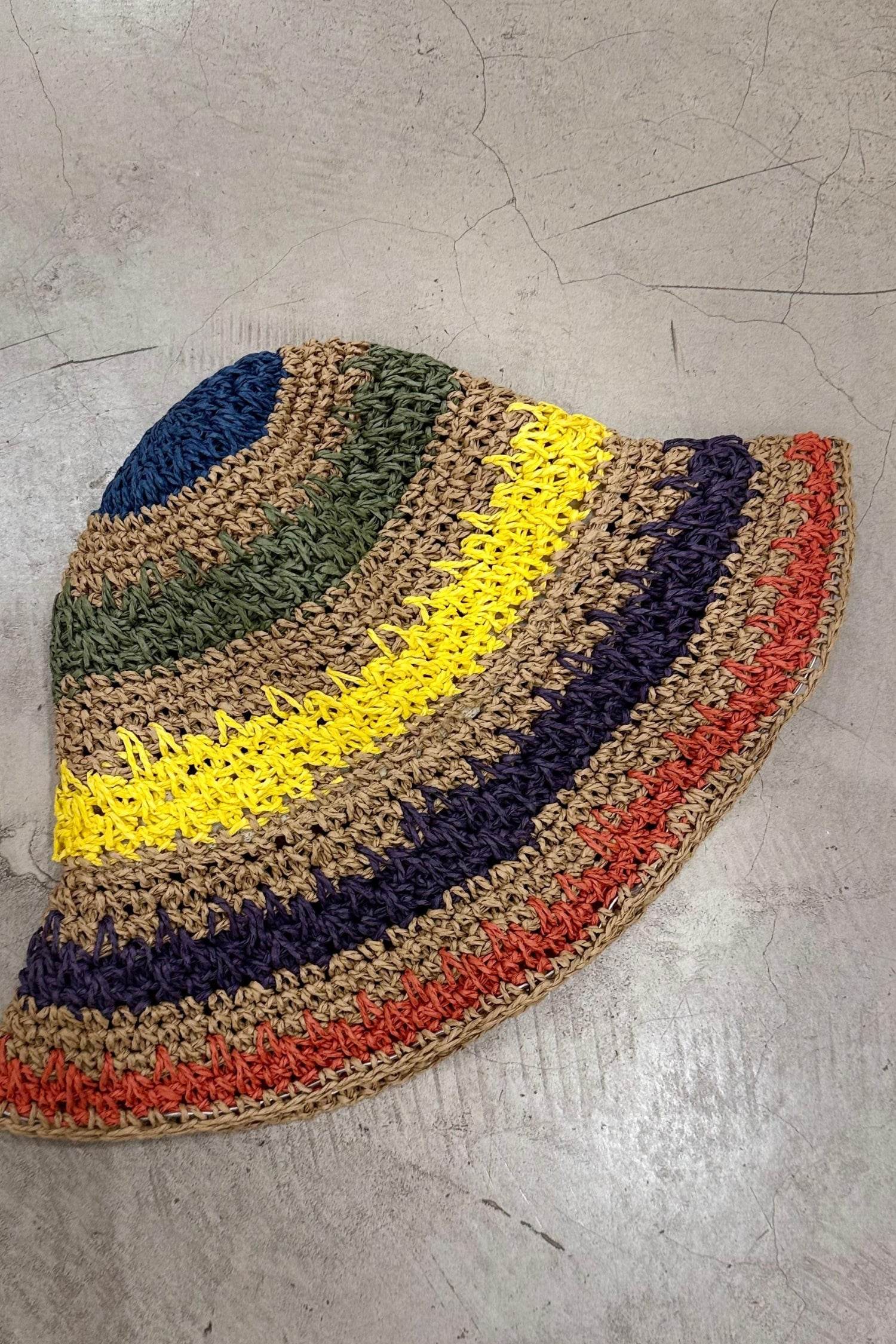 CHAPÉU BUCKET PALHA COLORIDO - BOOBOO