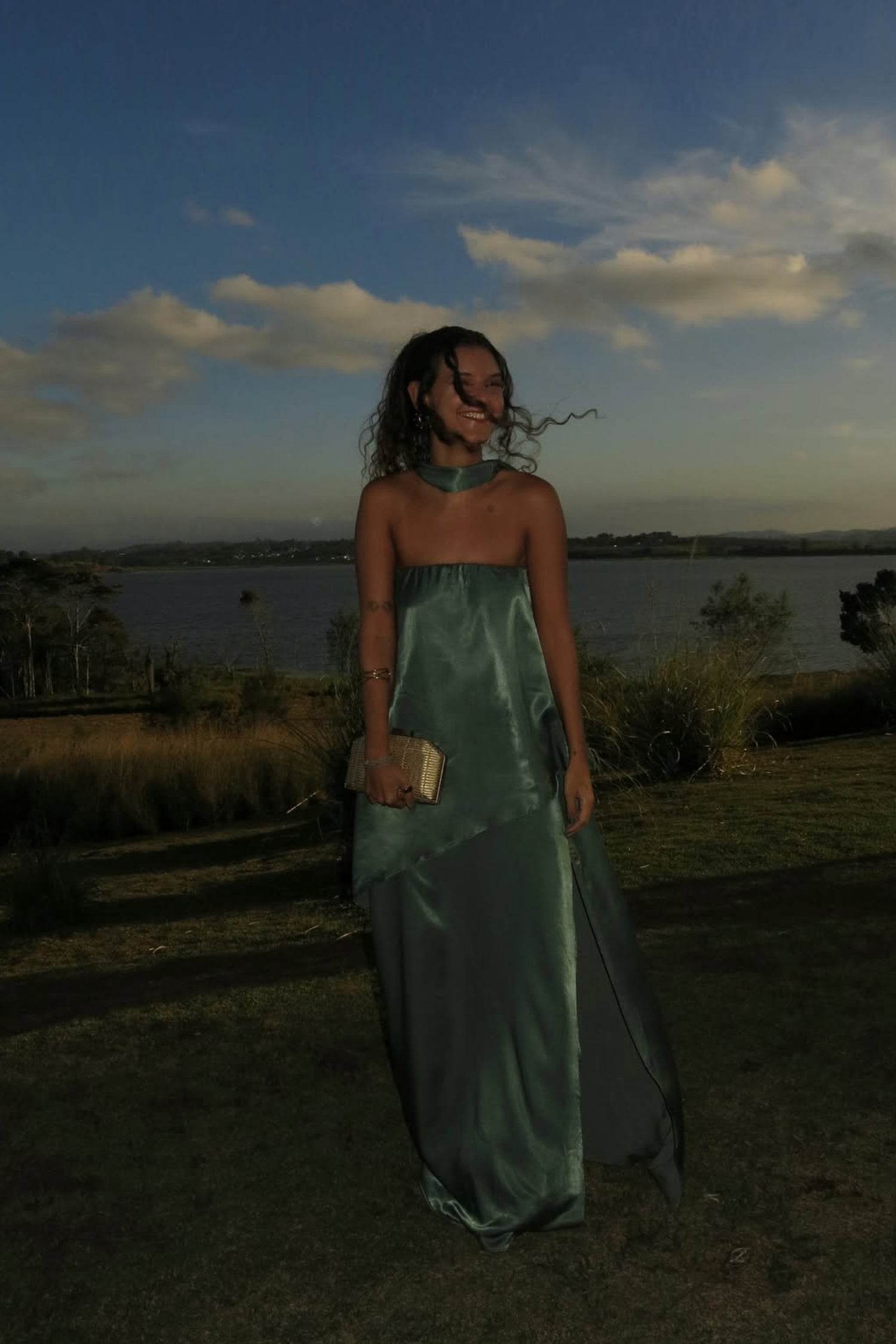 VESTIDO FESTA CAMADA VERDE - BOOBOO