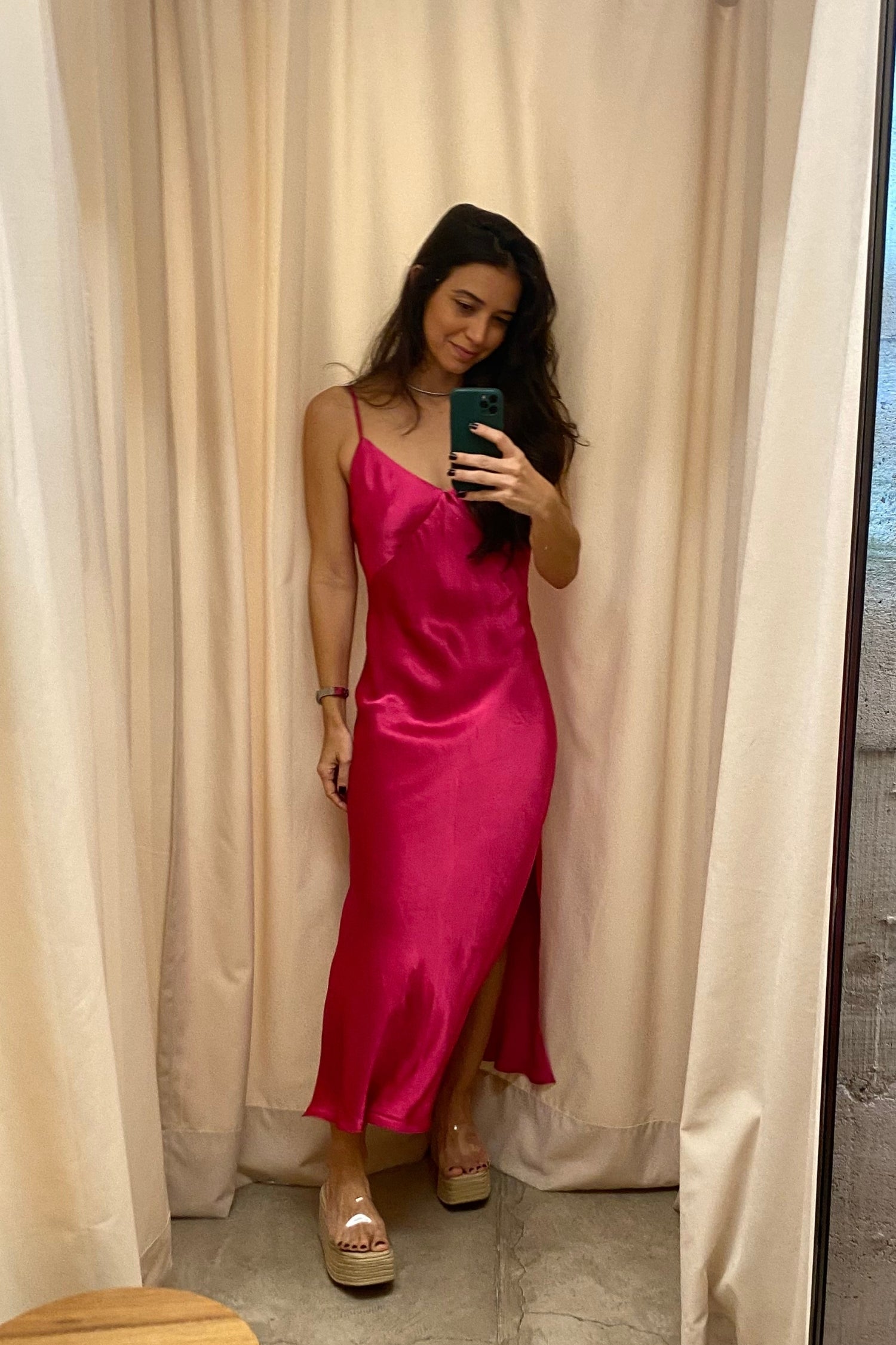 SLIP DRESS ROSA