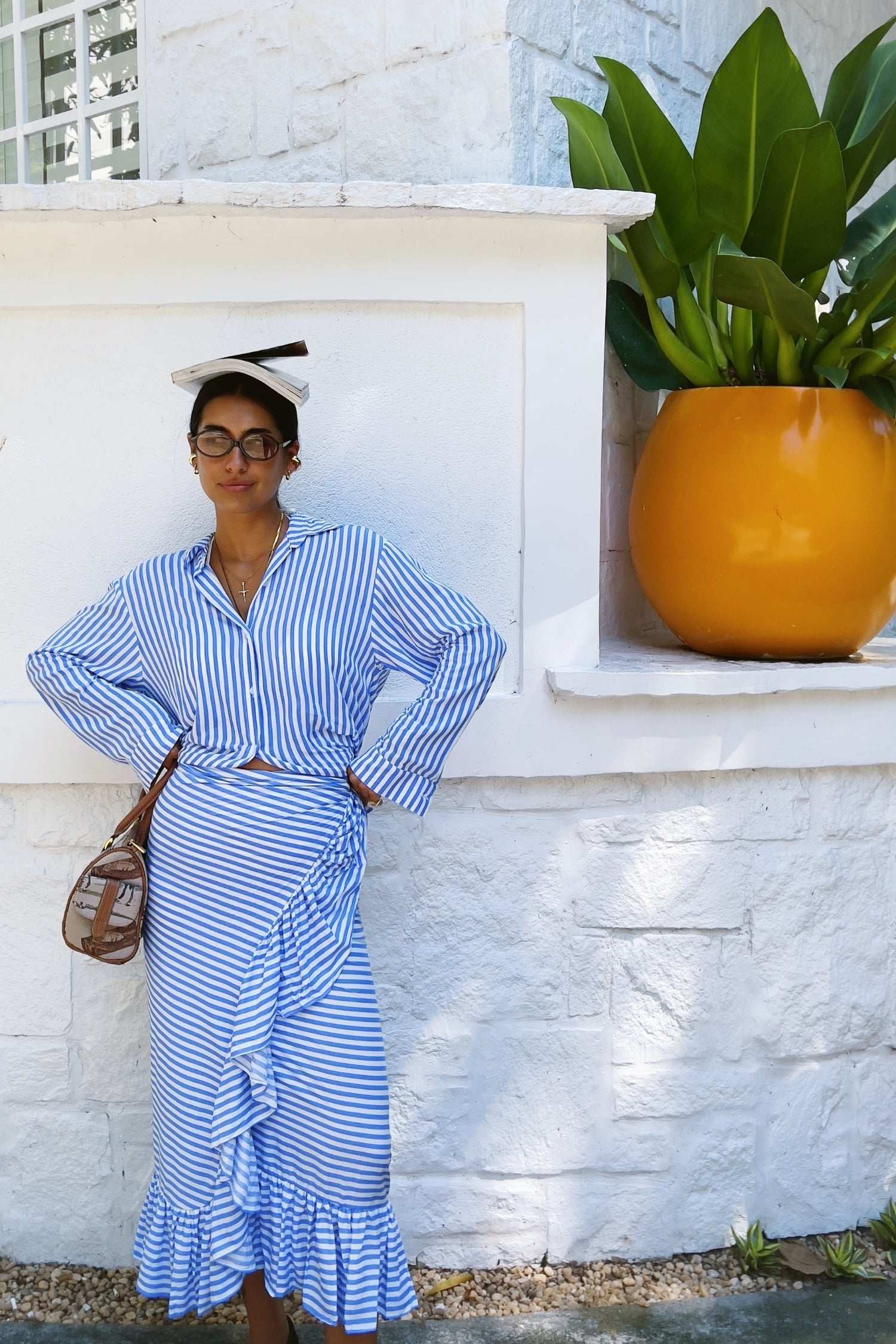 CAMISA LISTRADA AZUL