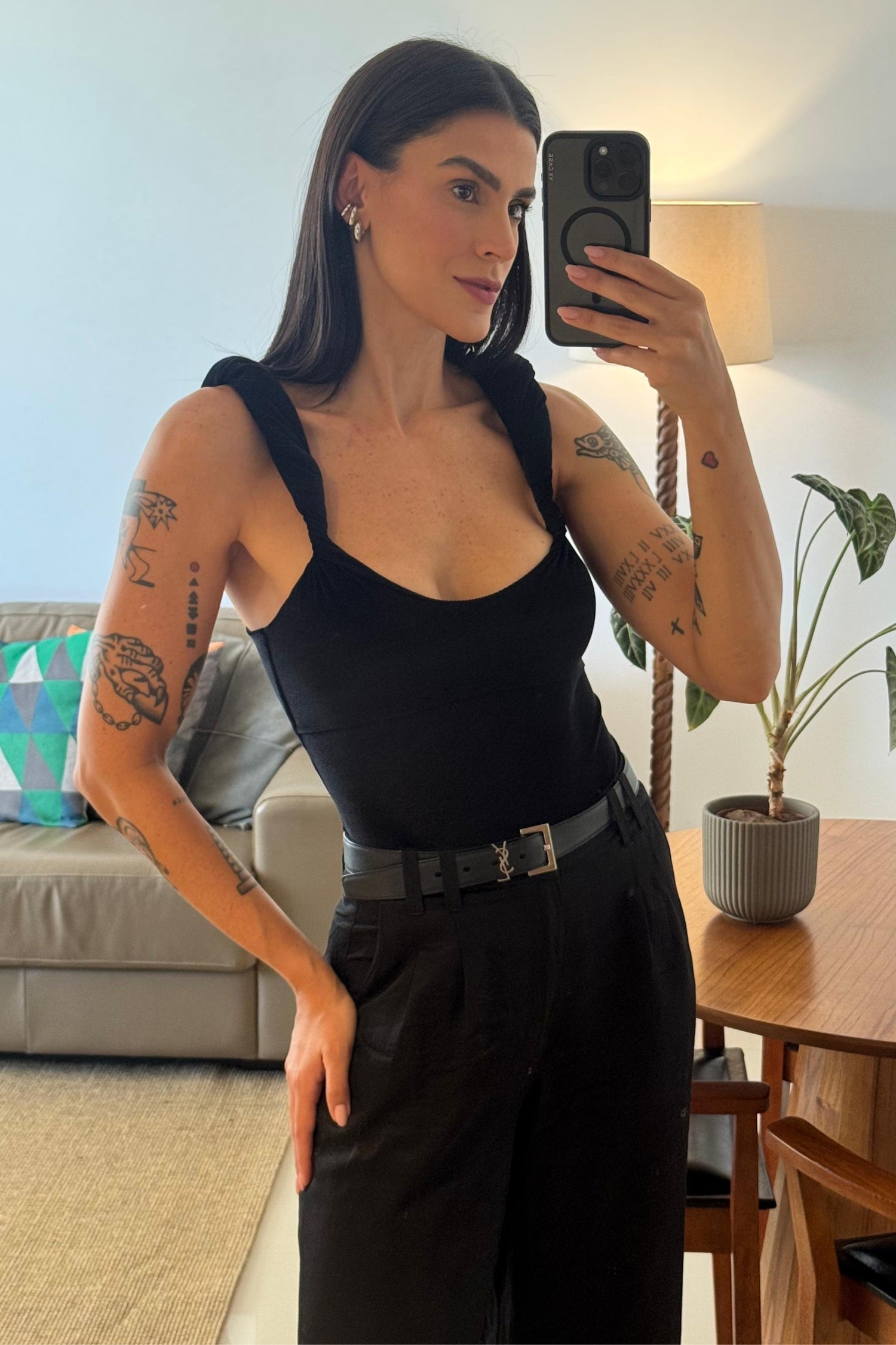 BODY VELUDO PRETO