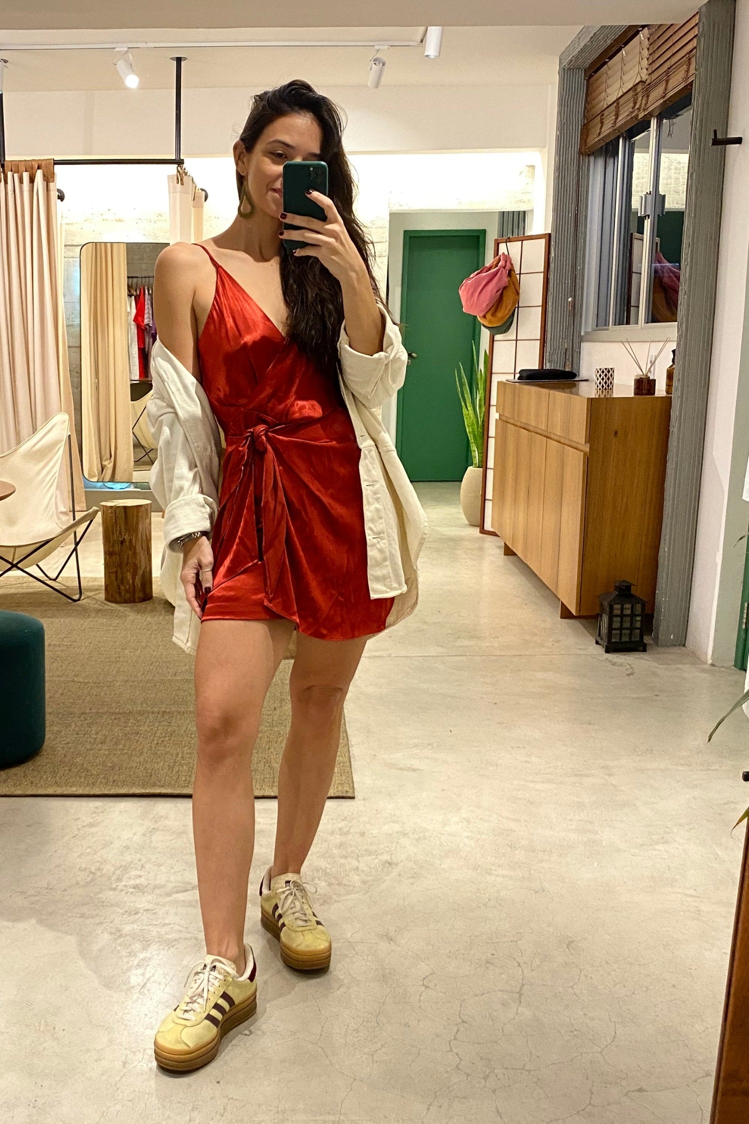 VESTIDO NÓ TELHA