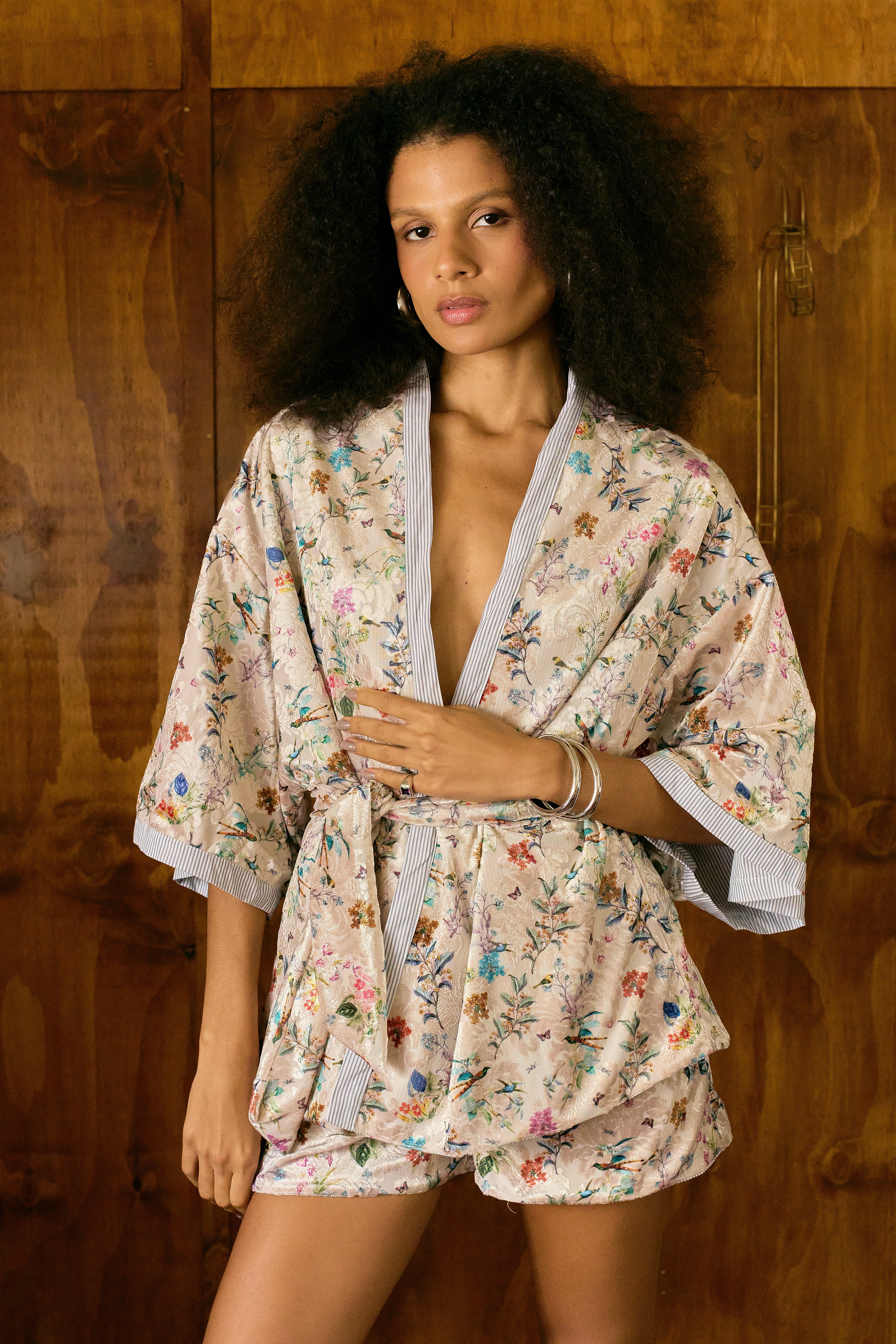 KIMONO VELUDO DUPLA FACE