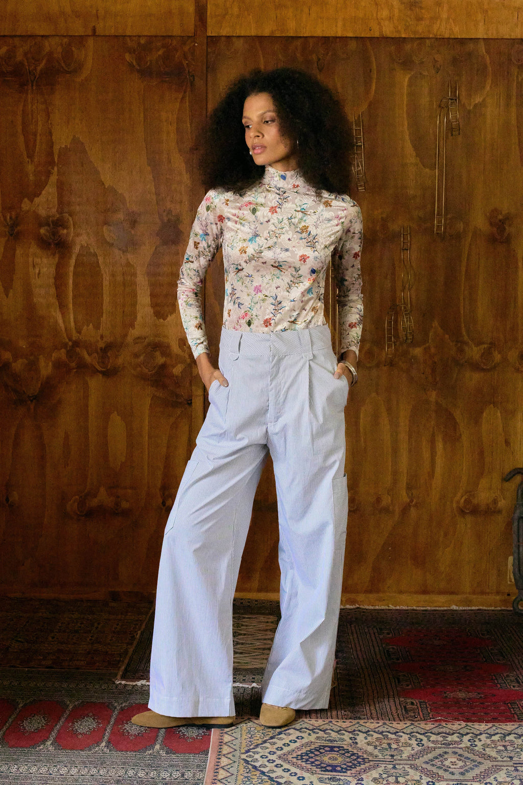 CALÇA CARGO LISTRADA - BOOBOO