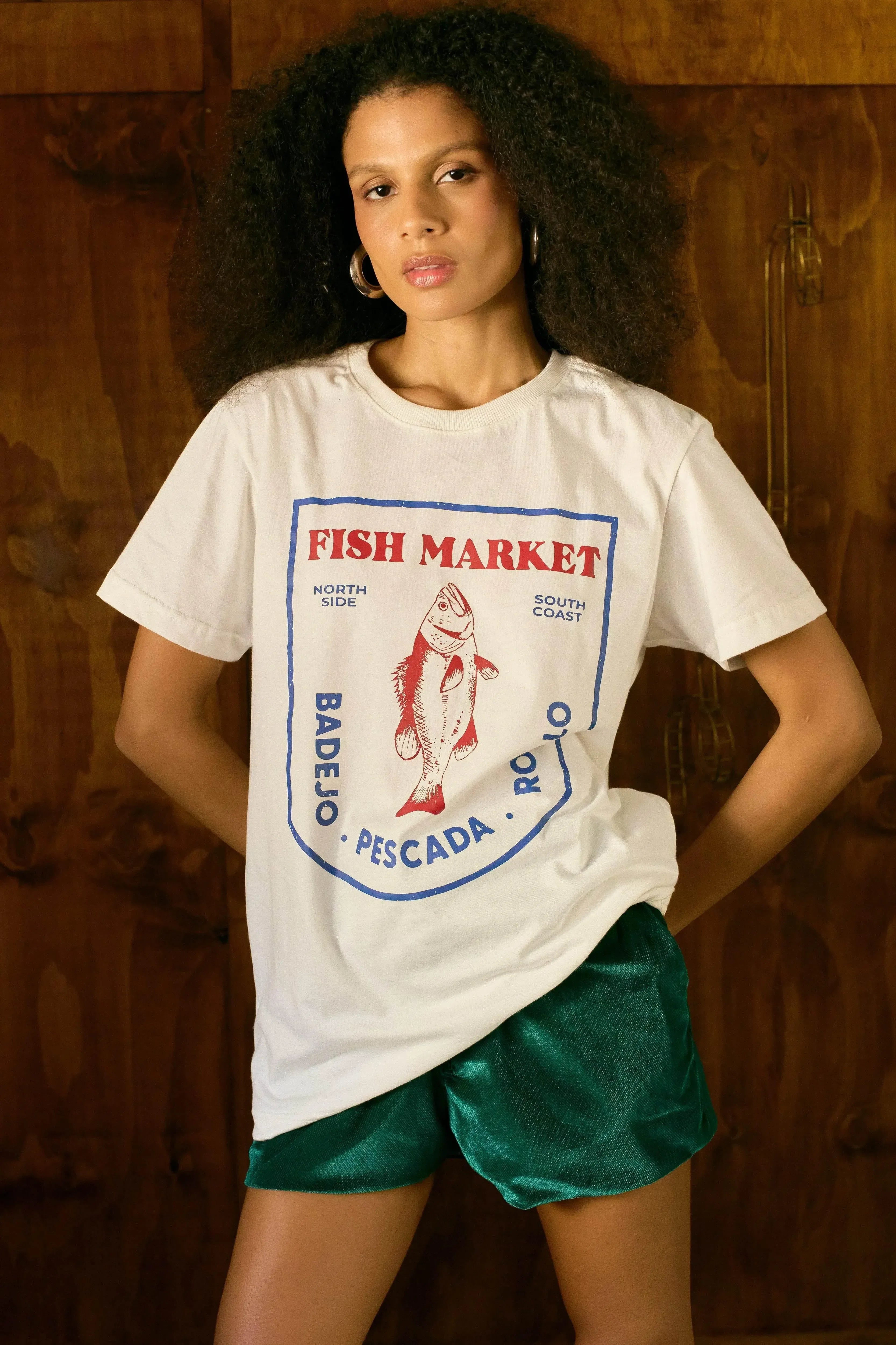 CAMISETA FISH MARKET-BOOBOO
