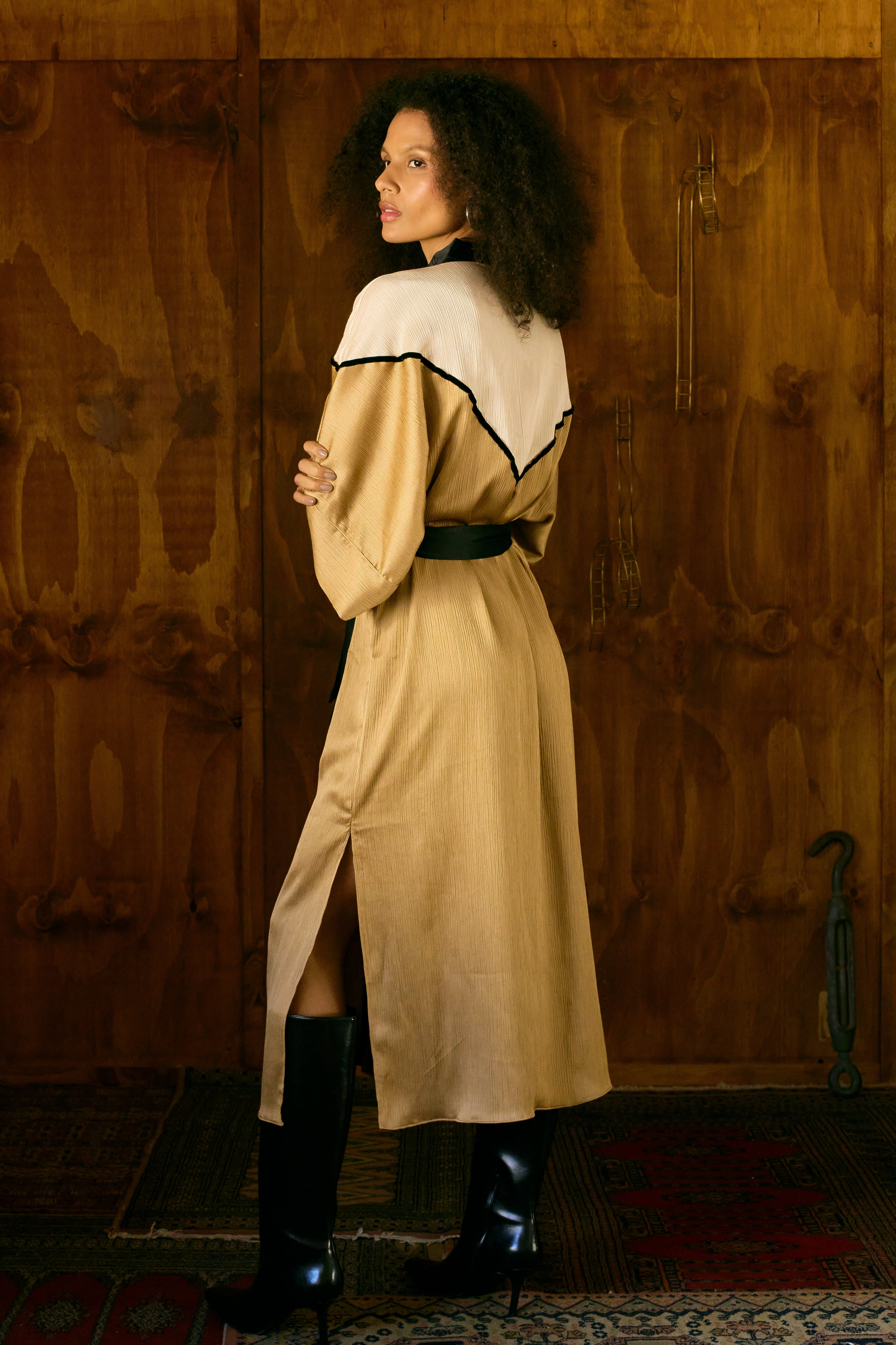 KIMONO TRICOLOR LONGO