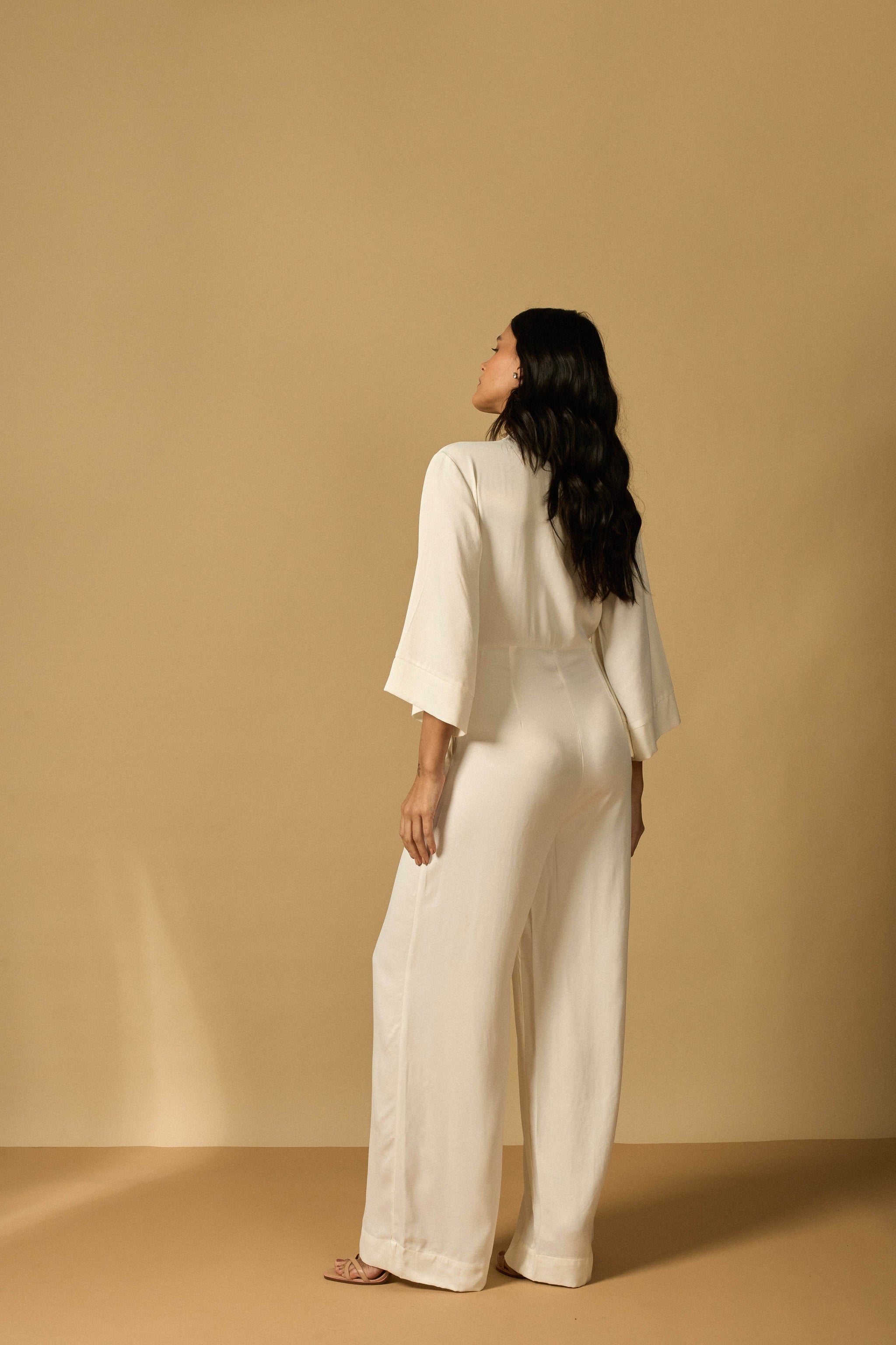MACACÃO LAÇO OFF WHITE - BOOBOO