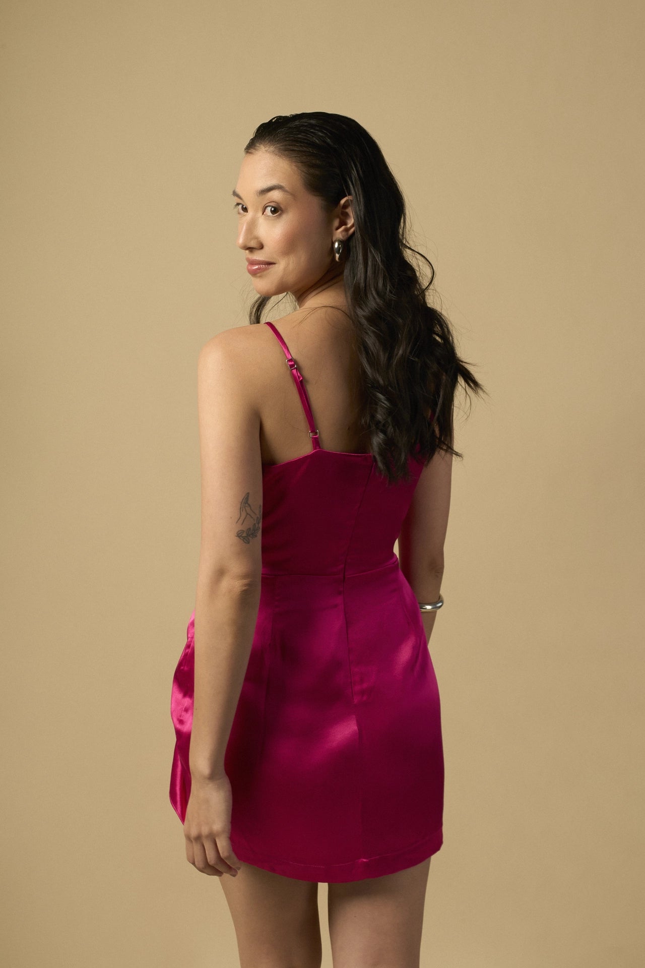 VESTIDO NÓ ROSA