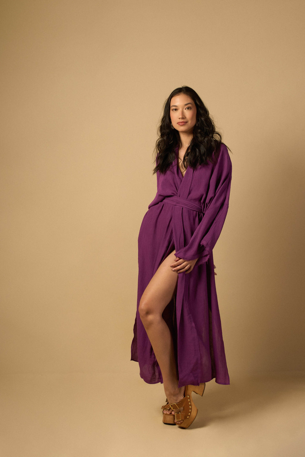 KIMONO YOKO LONGO PÚRPURA - BOOBOO