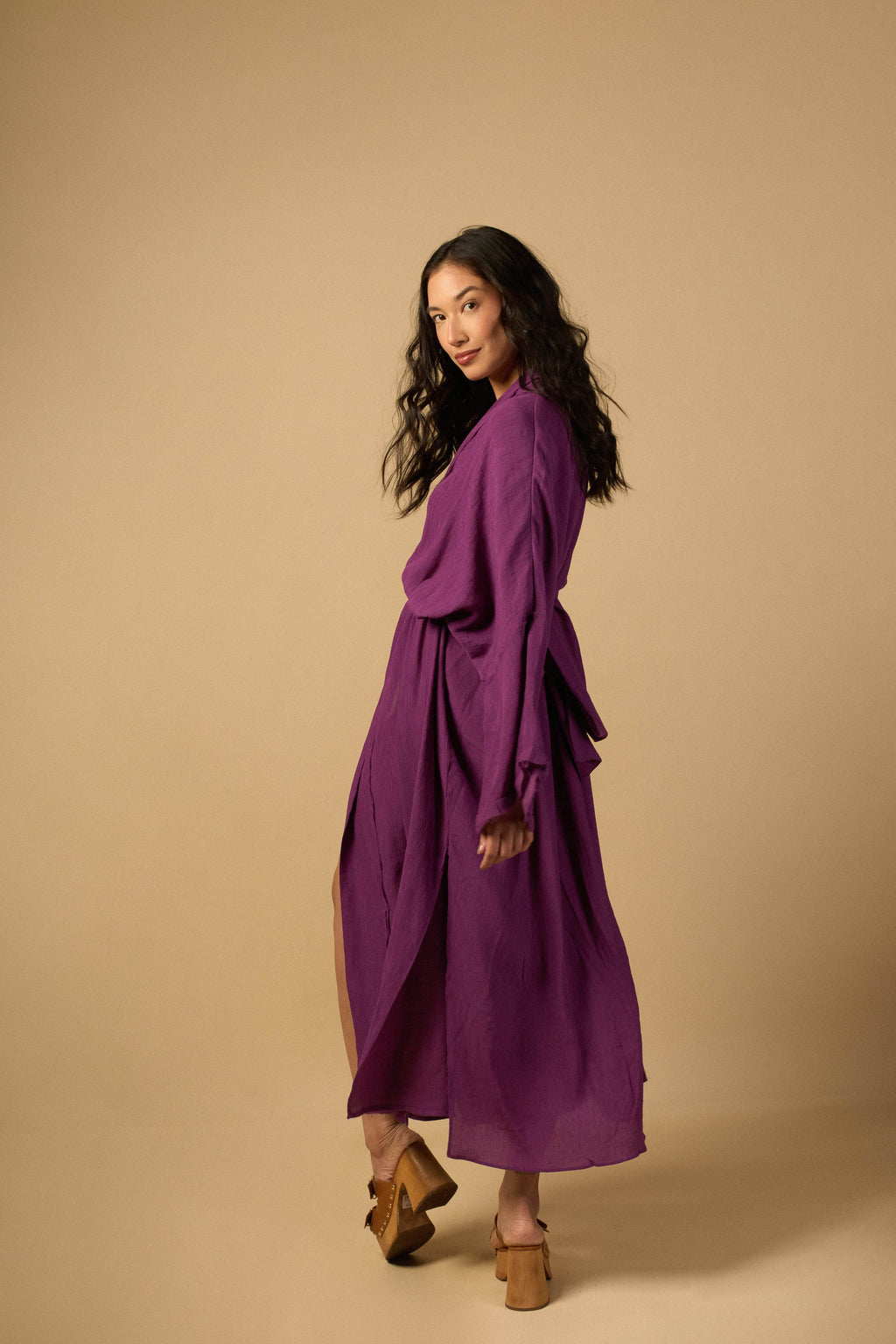 KIMONO YOKO LONGO PÚRPURA - BOOBOO