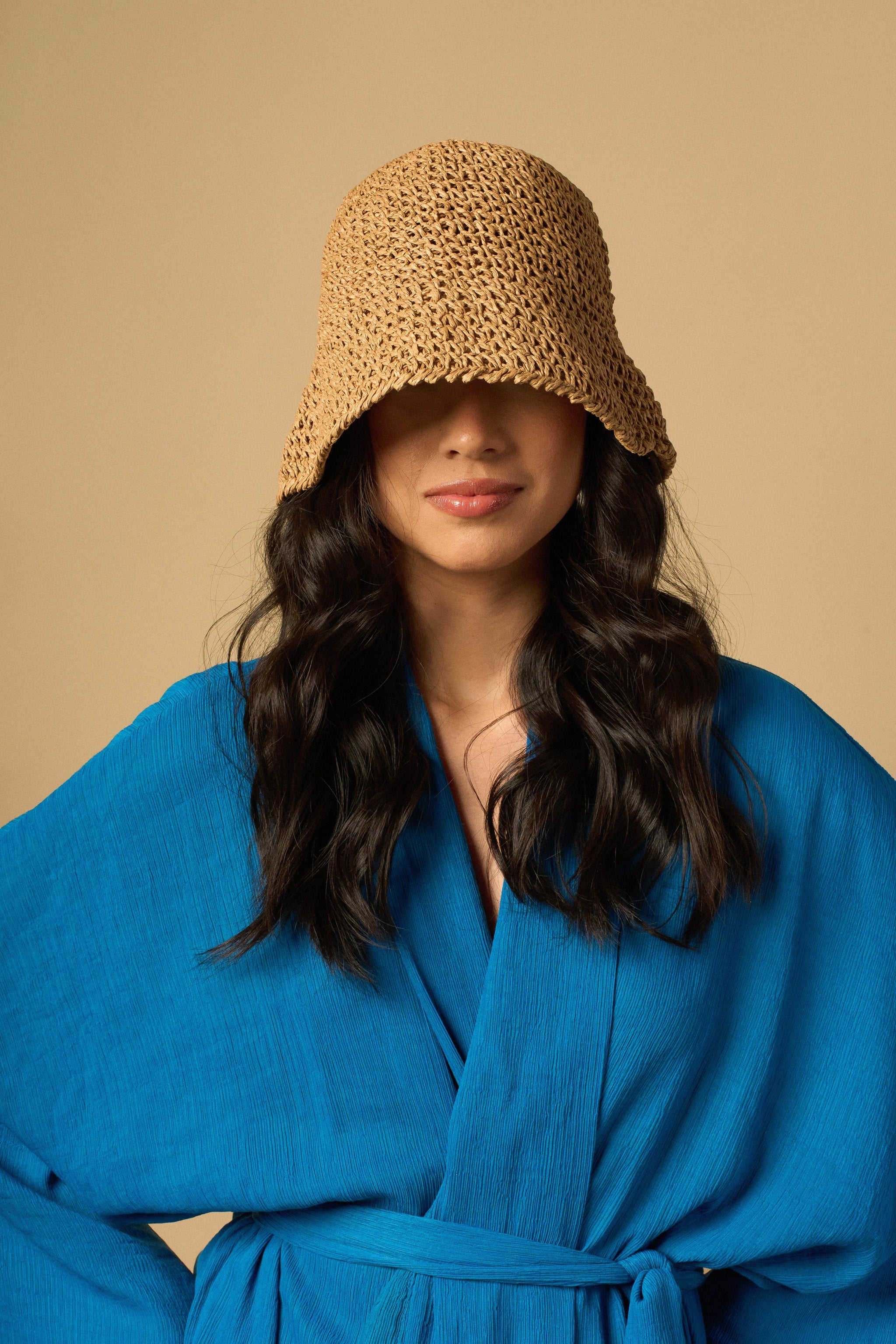 CHAPÉU BUCKET PALHA NATURAL - BOOBOO
