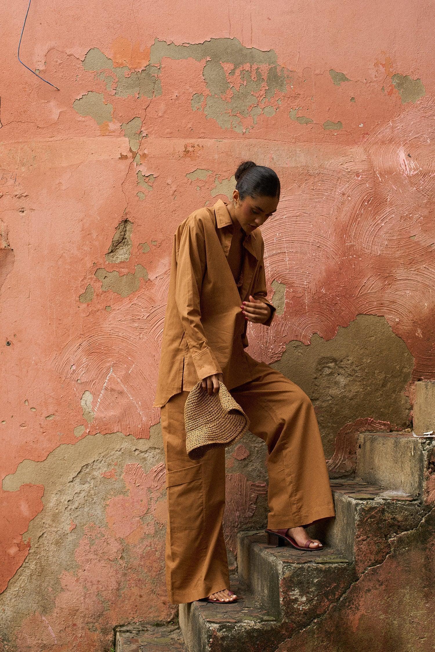 CALÇA CARGO MOCCA - BOOBOO