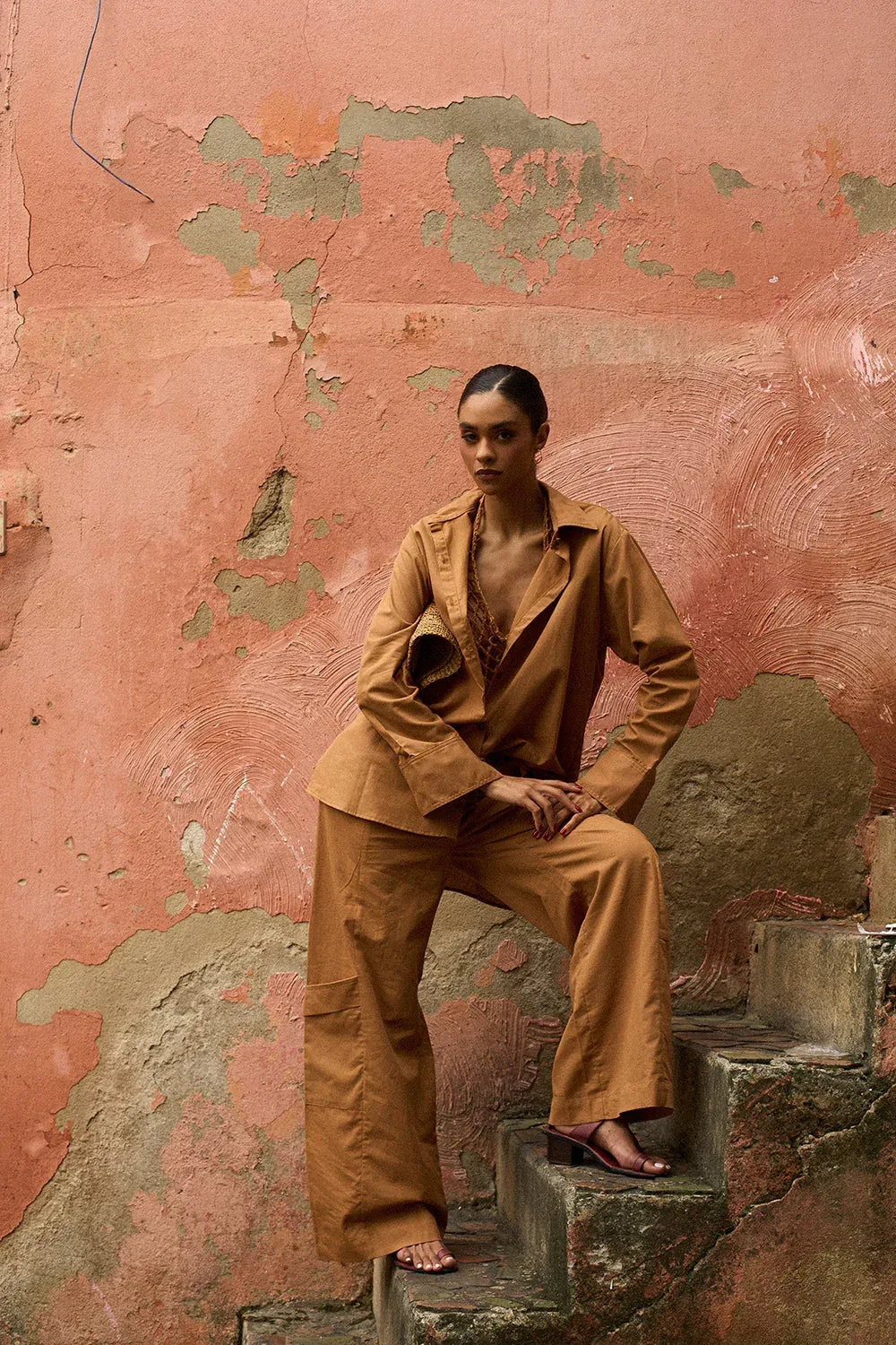 CALÇA CARGO MOCCA - BOOBOO