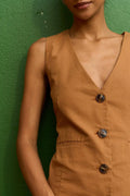 CONJUNTO COLETE MOCCA-BOOBOO