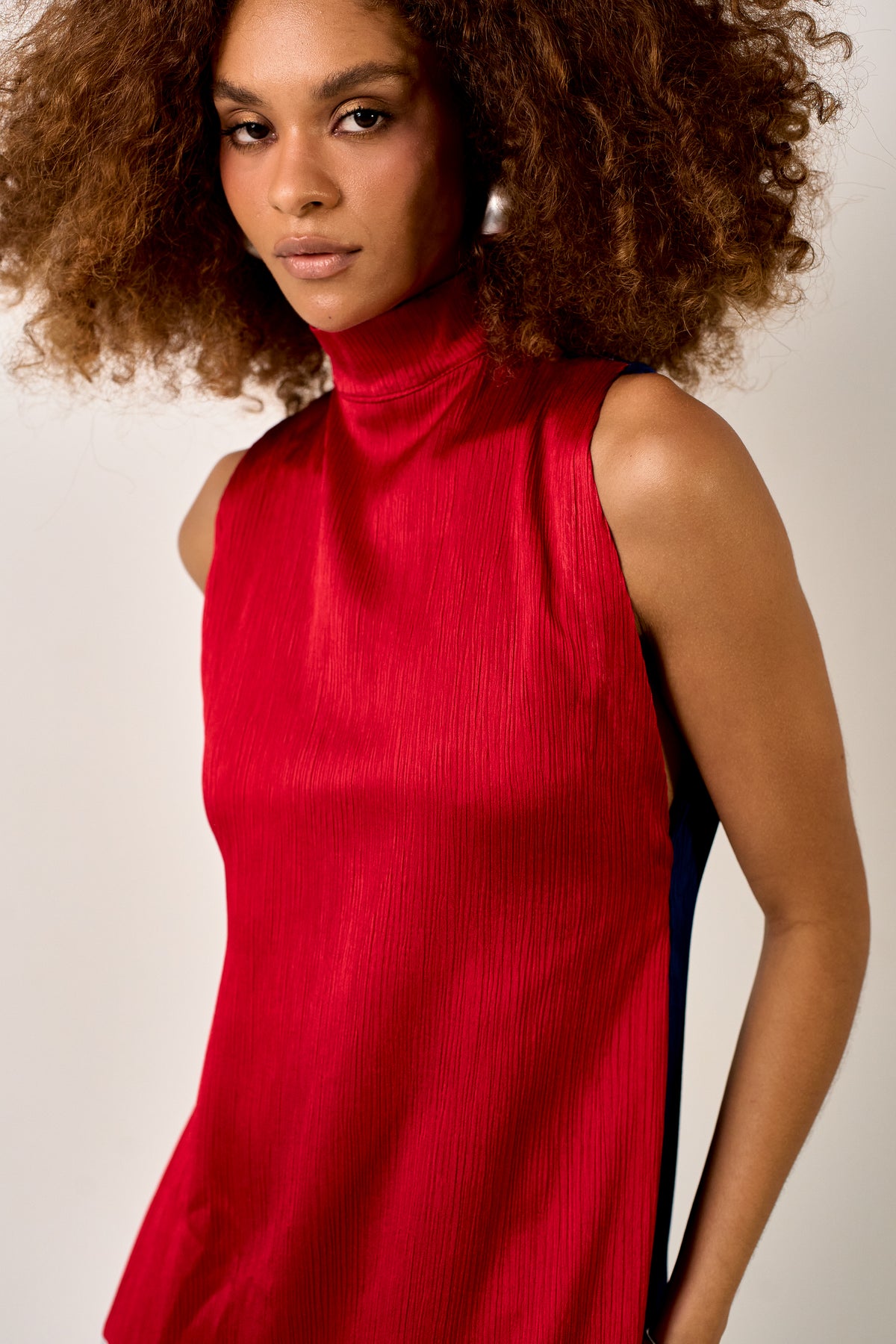 VESTIDO COLOR BLOCK MARINHO