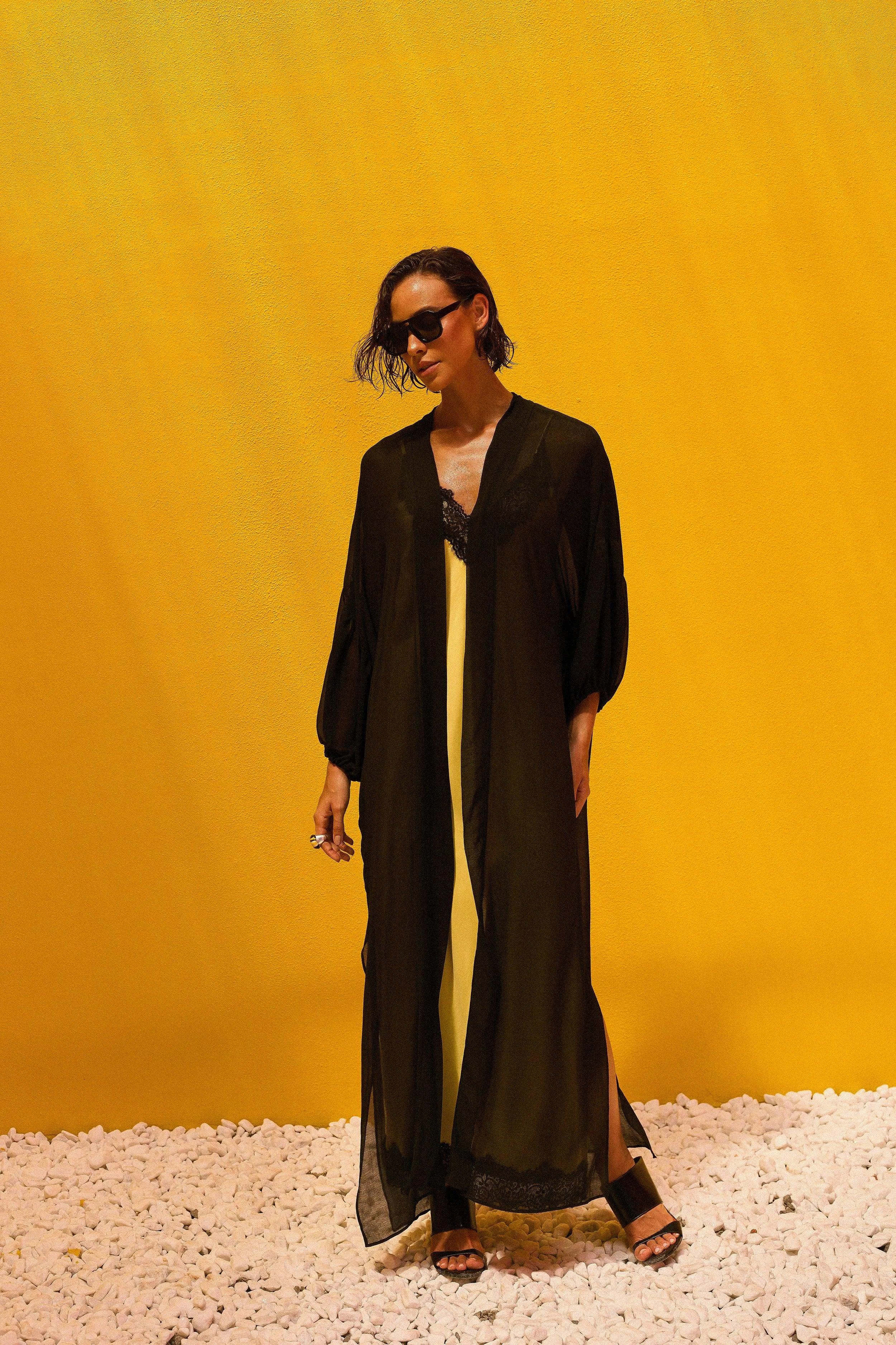 KIMONO LONGO PRETO-BOOBOO