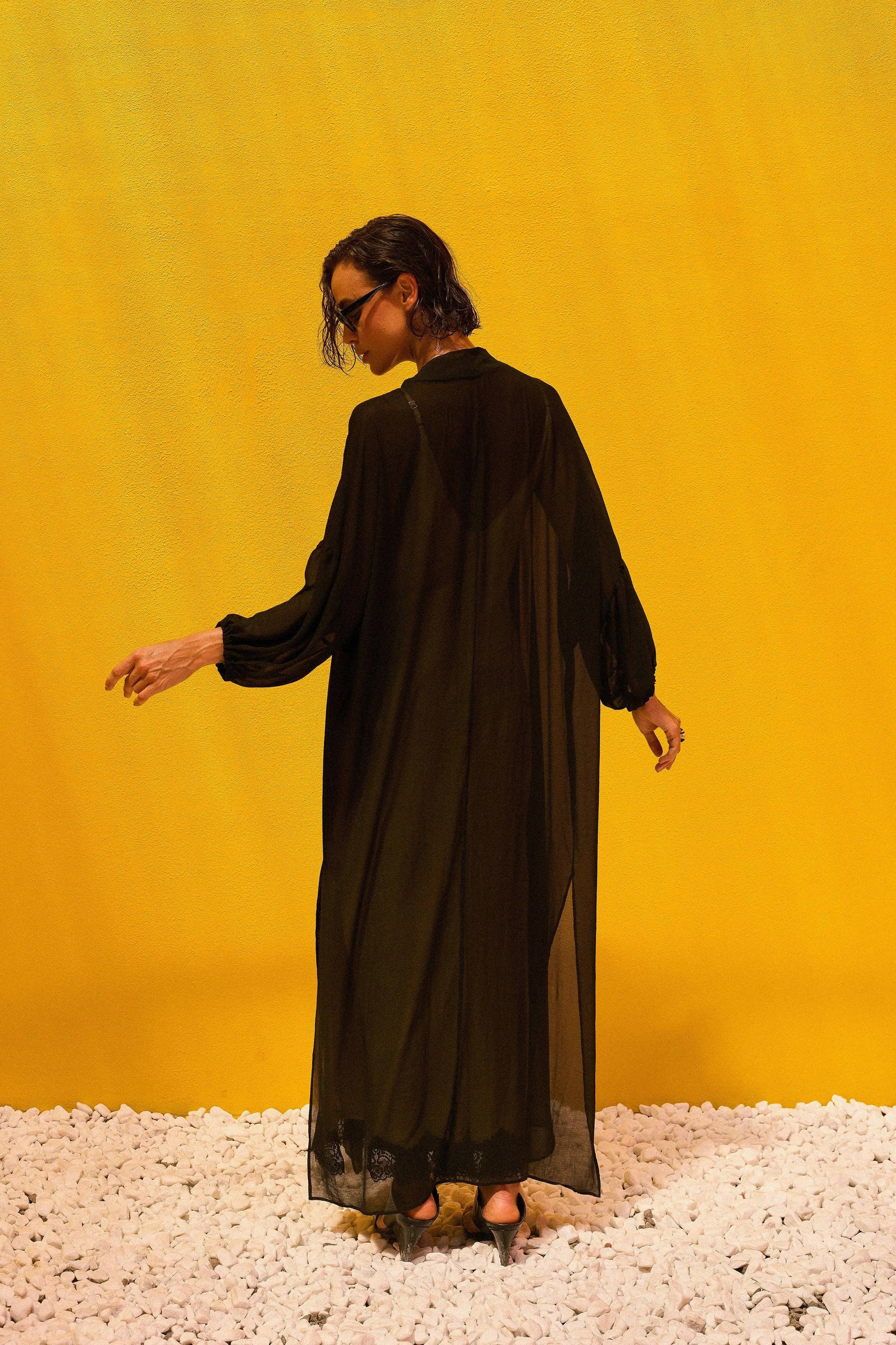 KIMONO LONGO PRETO-BOOBOO