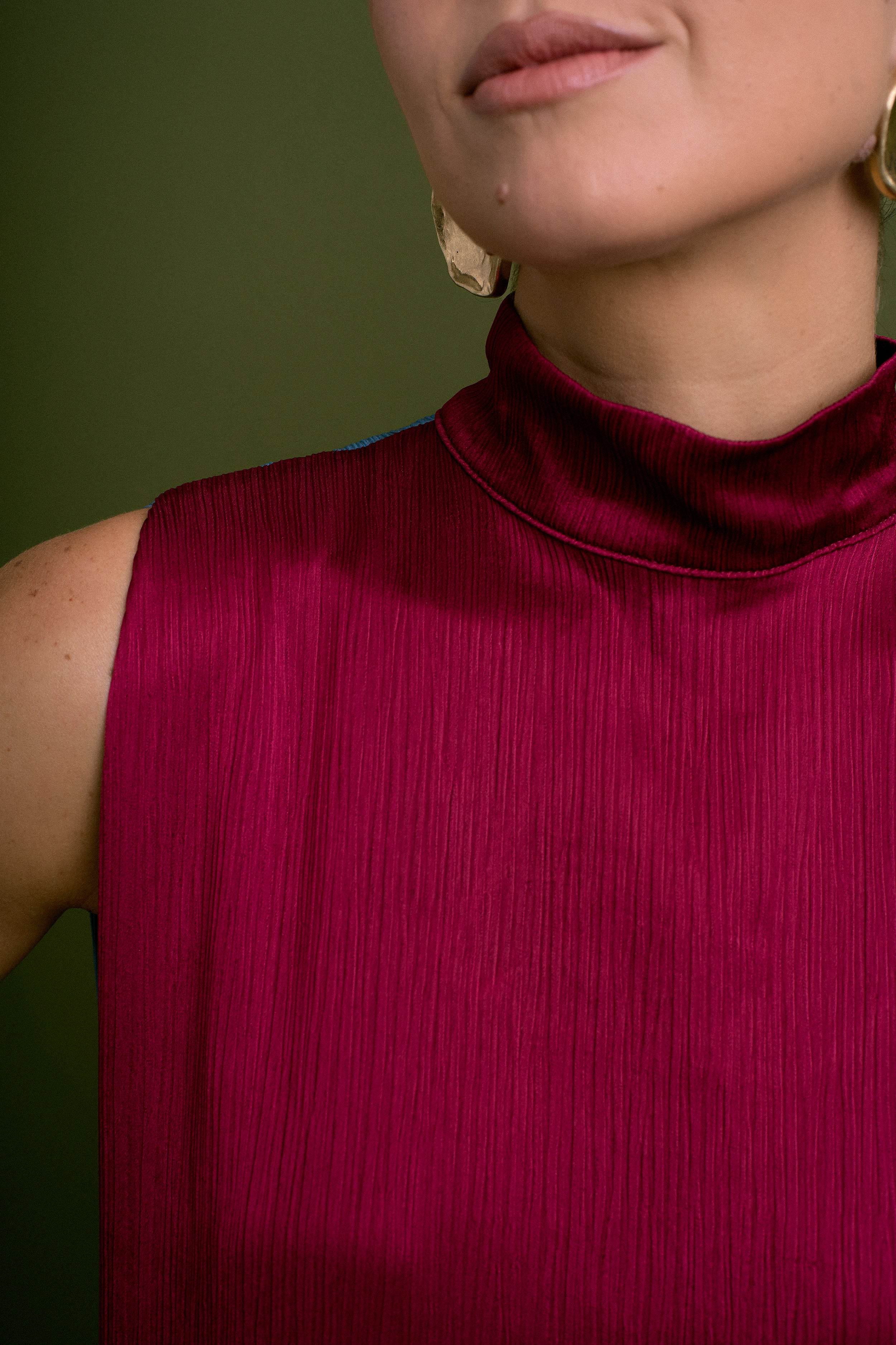 VESTIDO FESTA COLOR BLOCK - BOOBOO