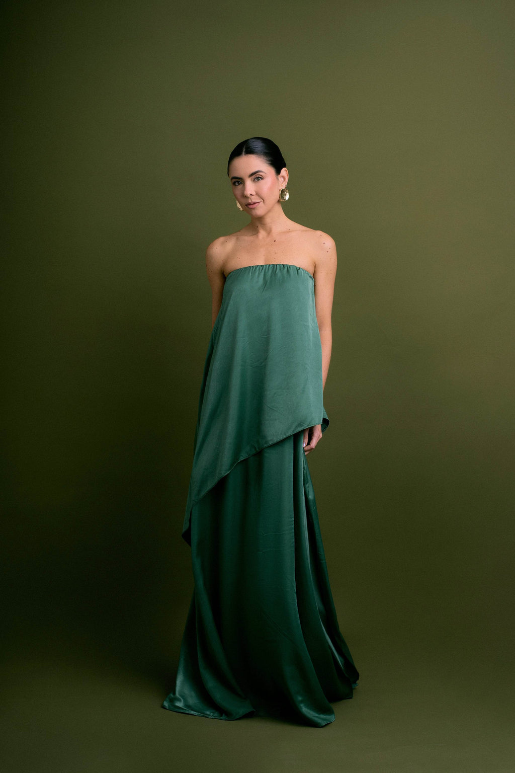 VESTIDO FESTA CAMADA VERDE - BOOBOO