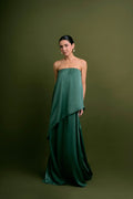 VESTIDO FESTA CAMADA VERDE-BOOBOO