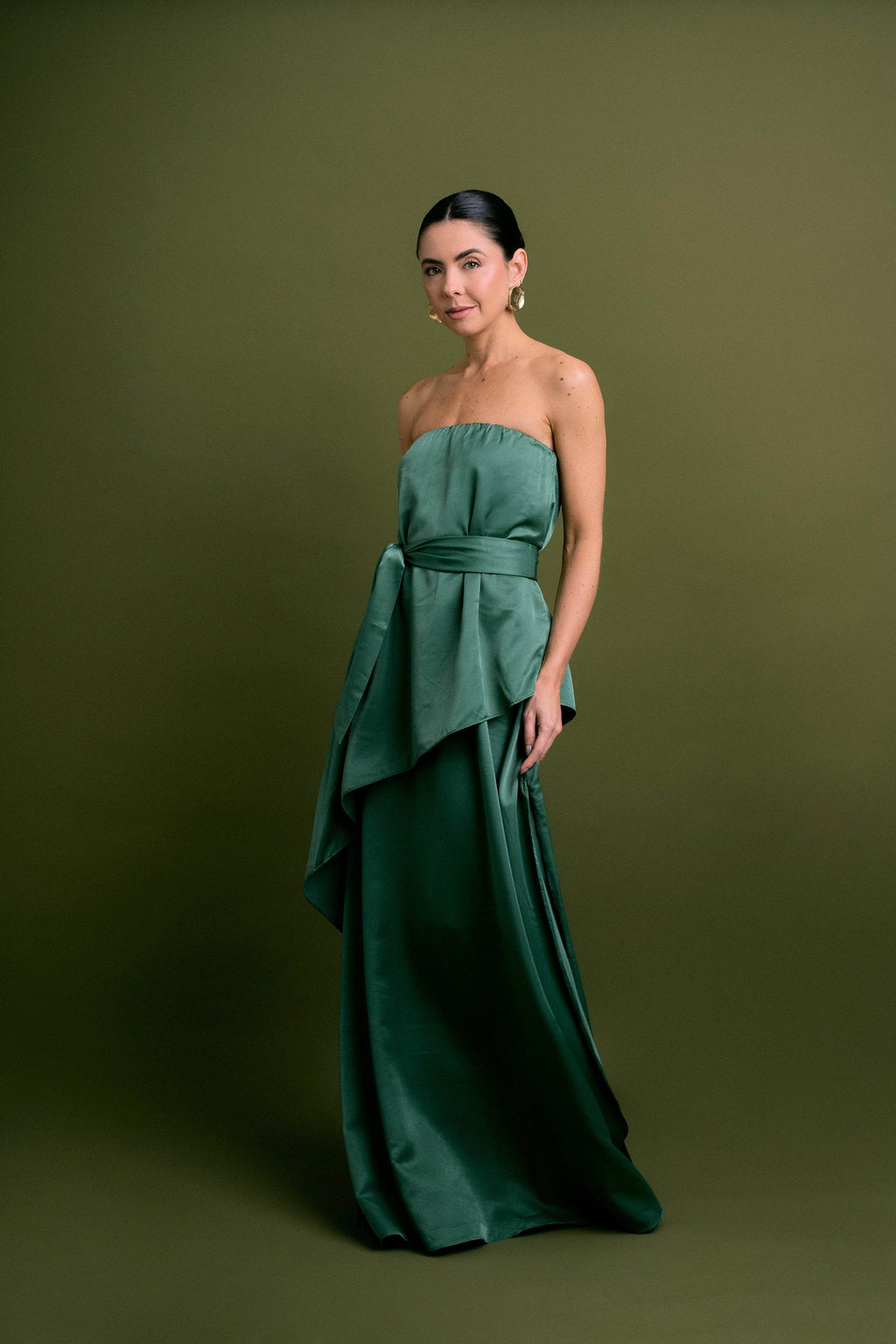 VESTIDO FESTA CAMADA VERDE - BOOBOO