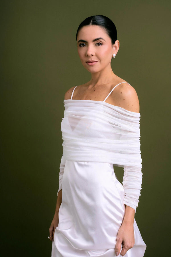 FAIXA OMBRO A OMBRO + LUVA - BOOBOO Bride