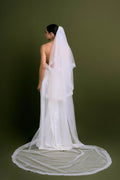 VÉU DUPLO COM BARRA - BOOBOO Bride