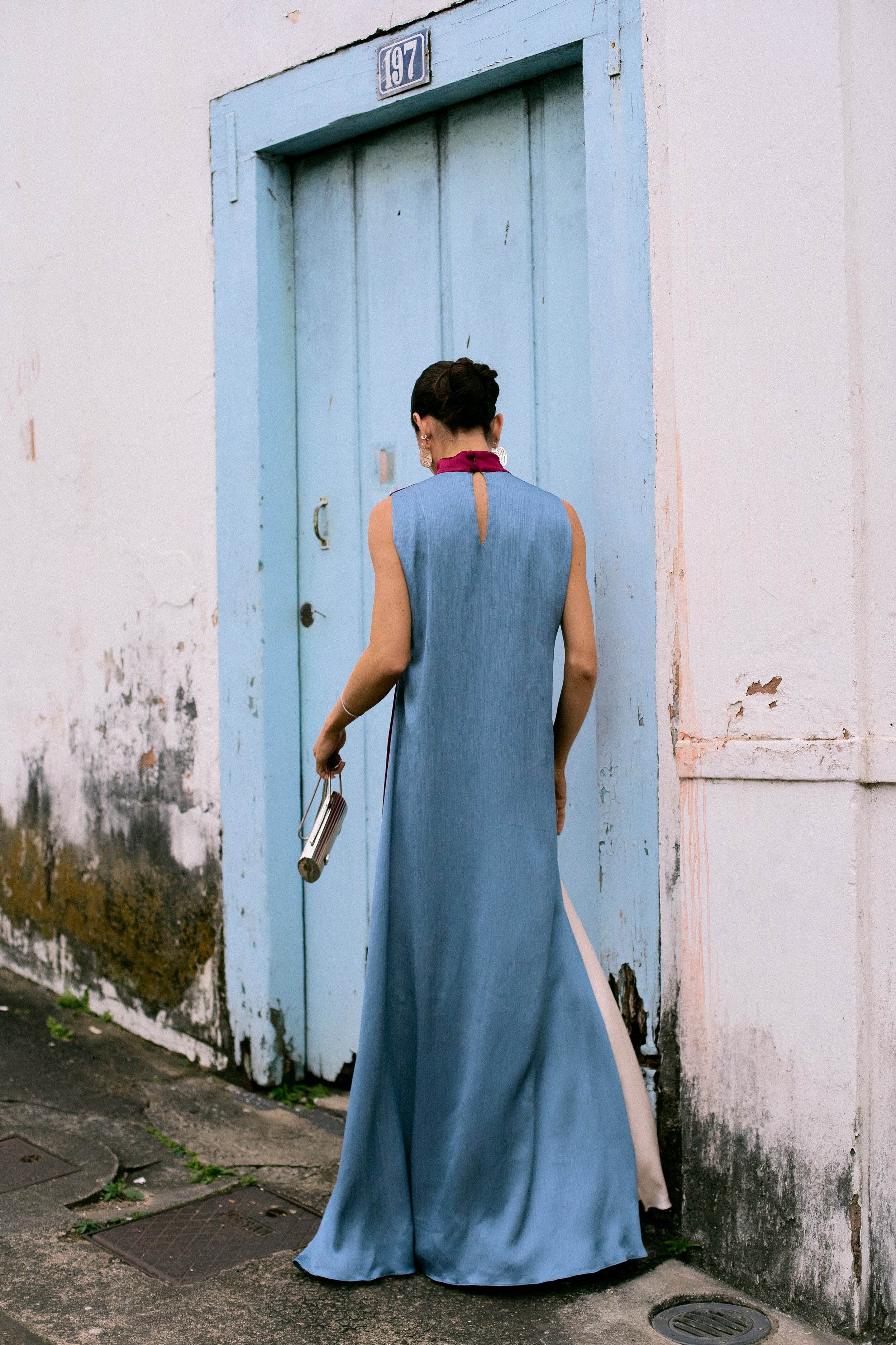 VESTIDO FESTA COLOR BLOCK - BOOBOO