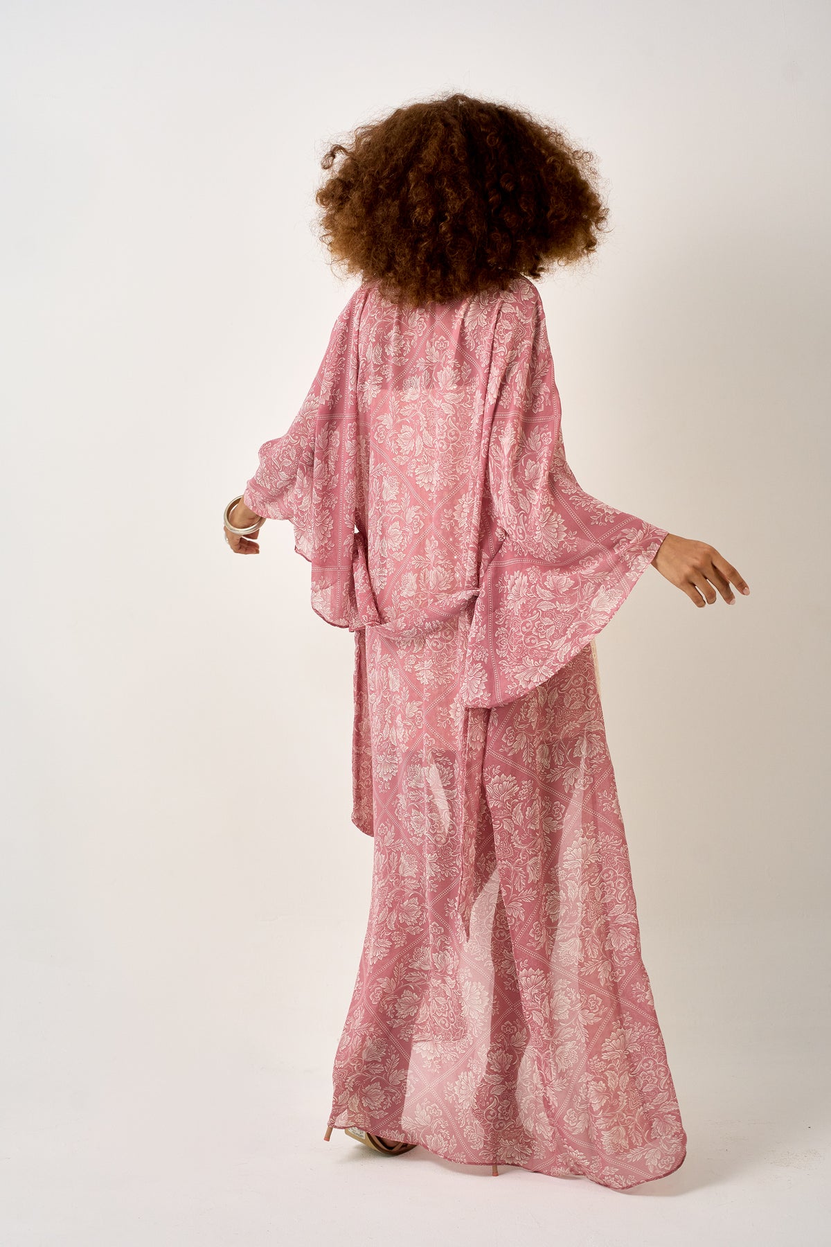 KIMONO LONGO PAISLEY ROSE