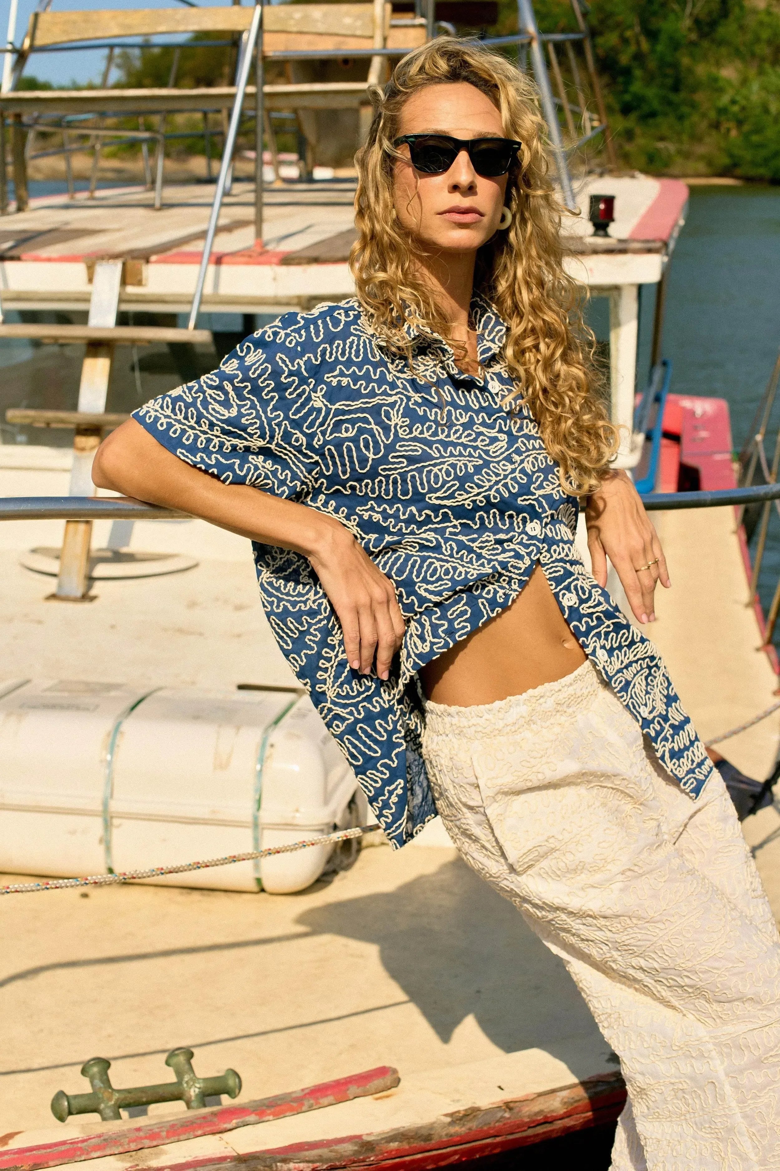 CONJUNTO AZUL E OFF WHITE-BOOBOO