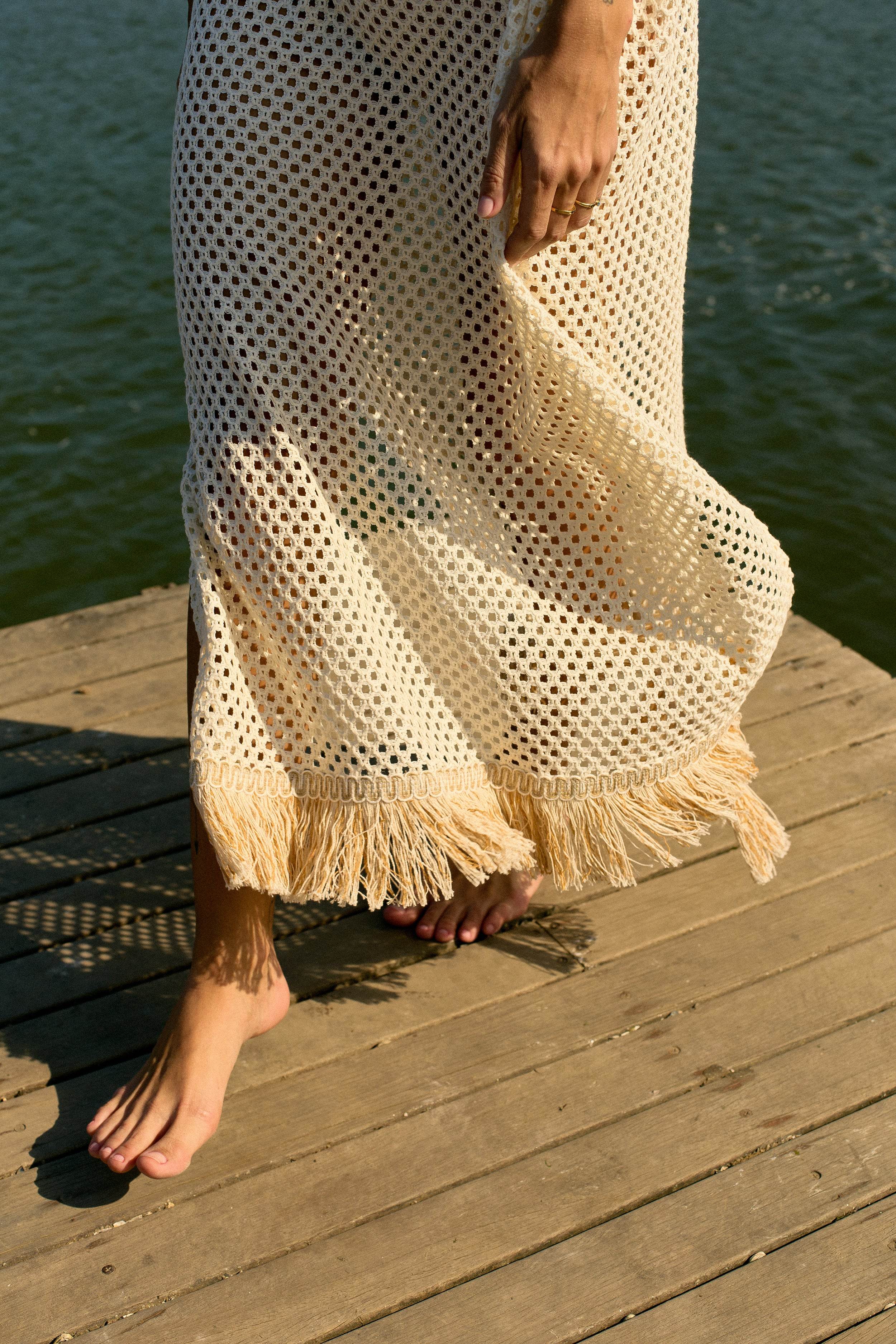 TÚNICA TRAMADA COM FRANJA - BOOBOO