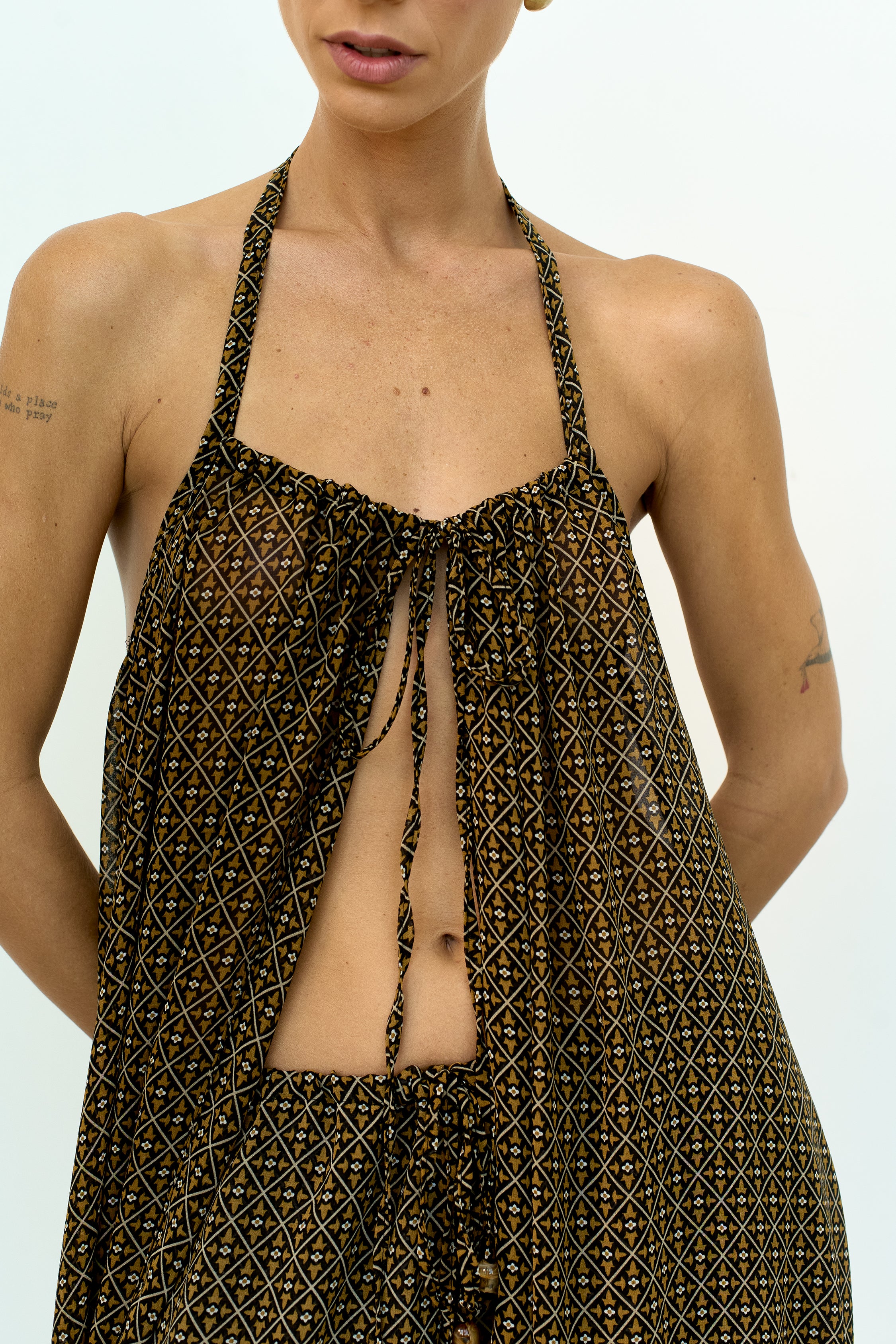 MAXI TÚNICA ESTAMPADA
