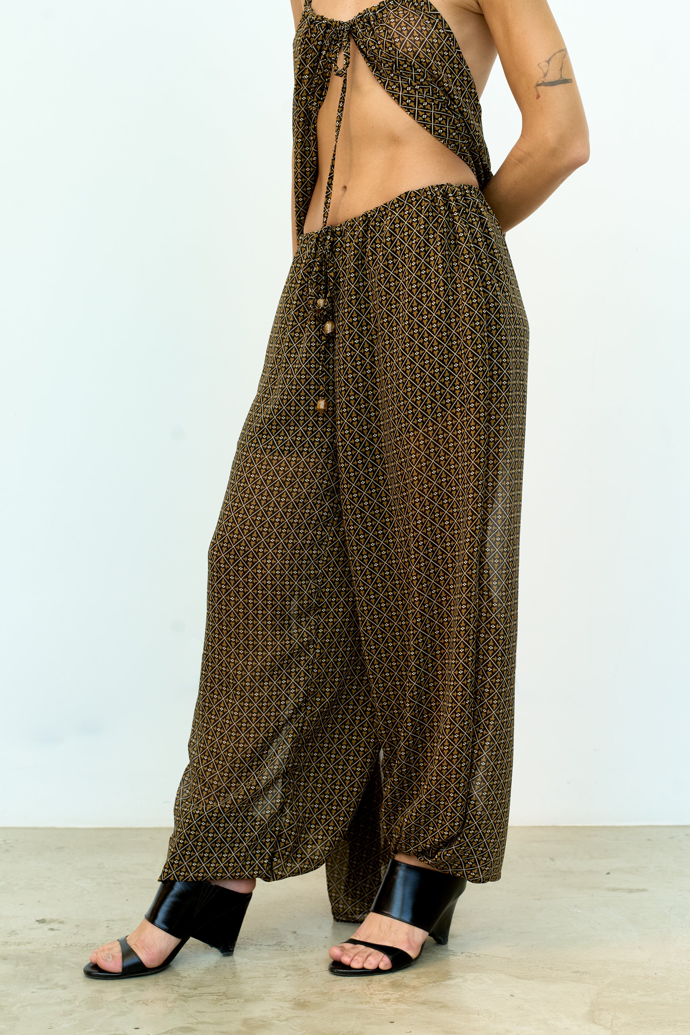 CALÇA BALLOON ESTAMPADA