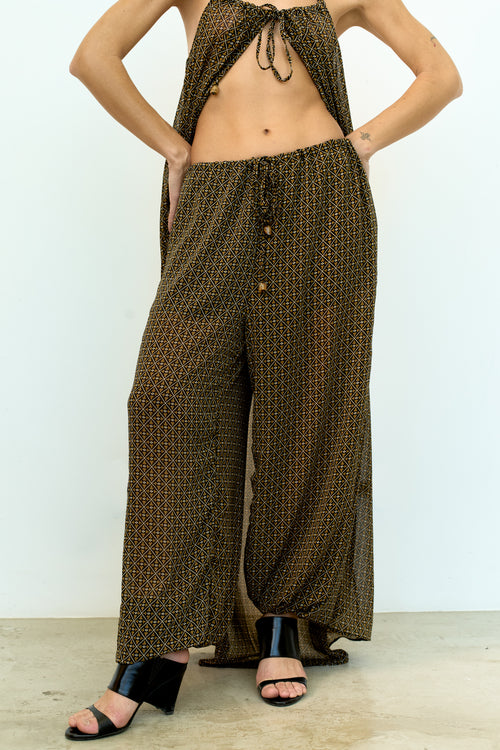 CALÇA BALLOON ESTAMPADA