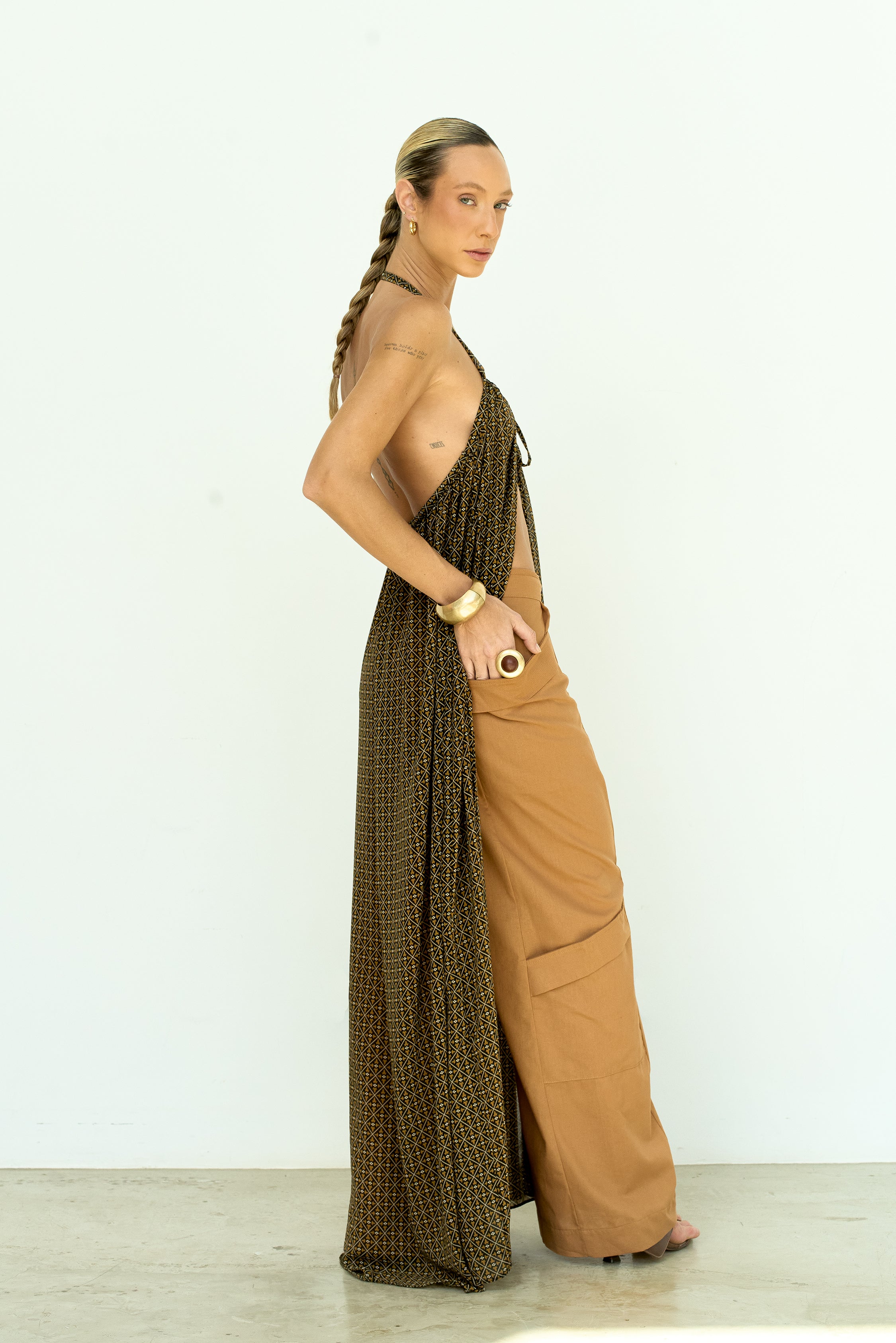 MAXI TÚNICA ESTAMPADA