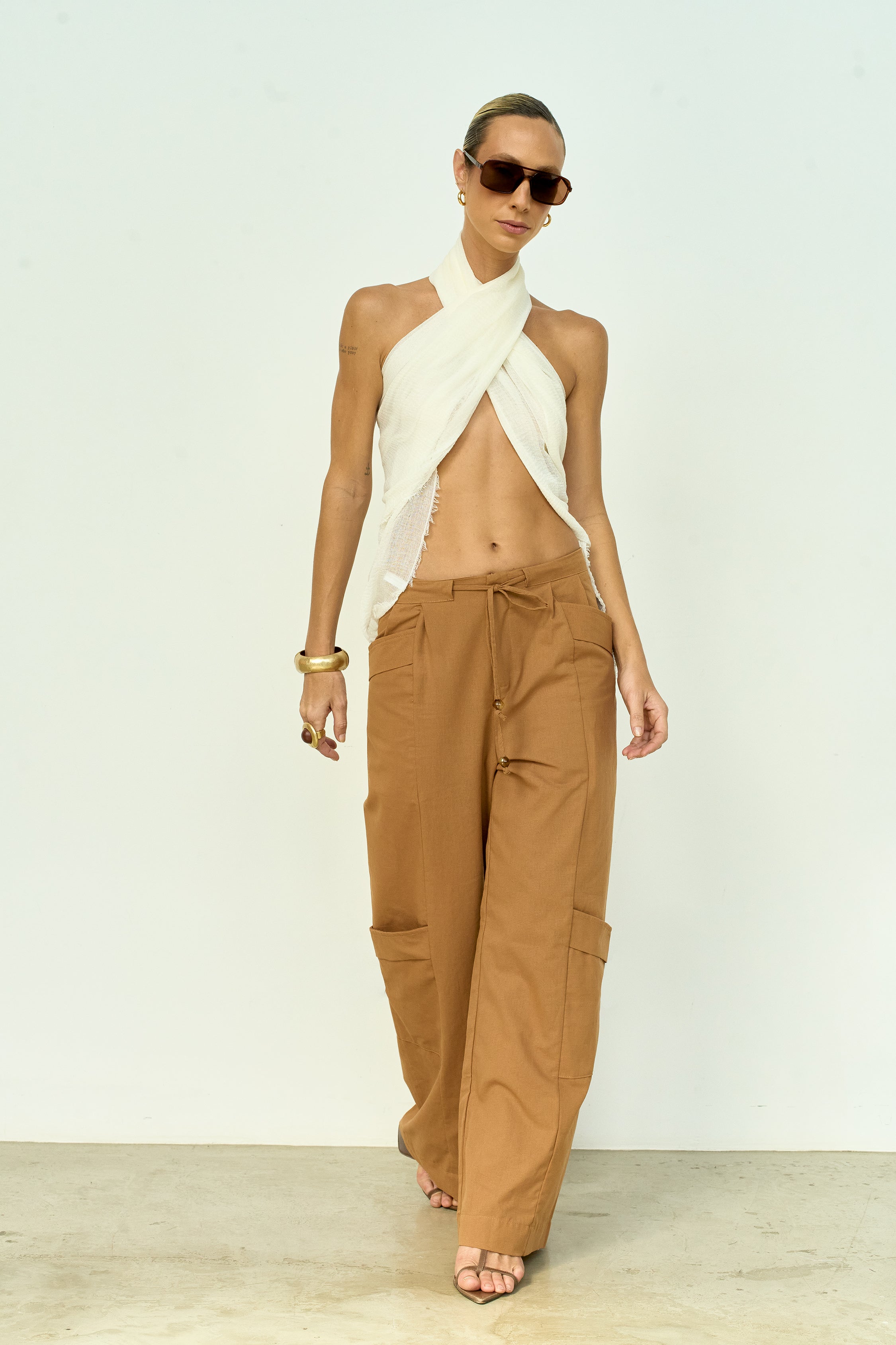 CALÇA CARGO MOCCA