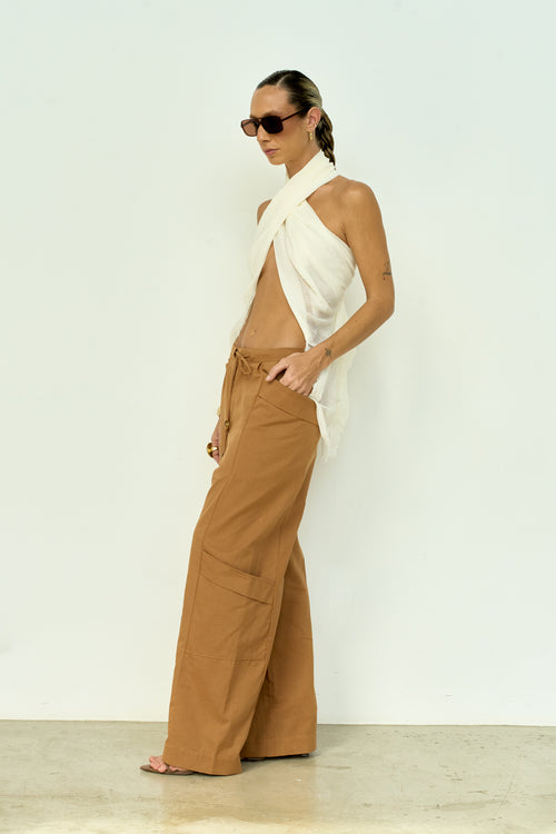 CALÇA CARGO MOCCA