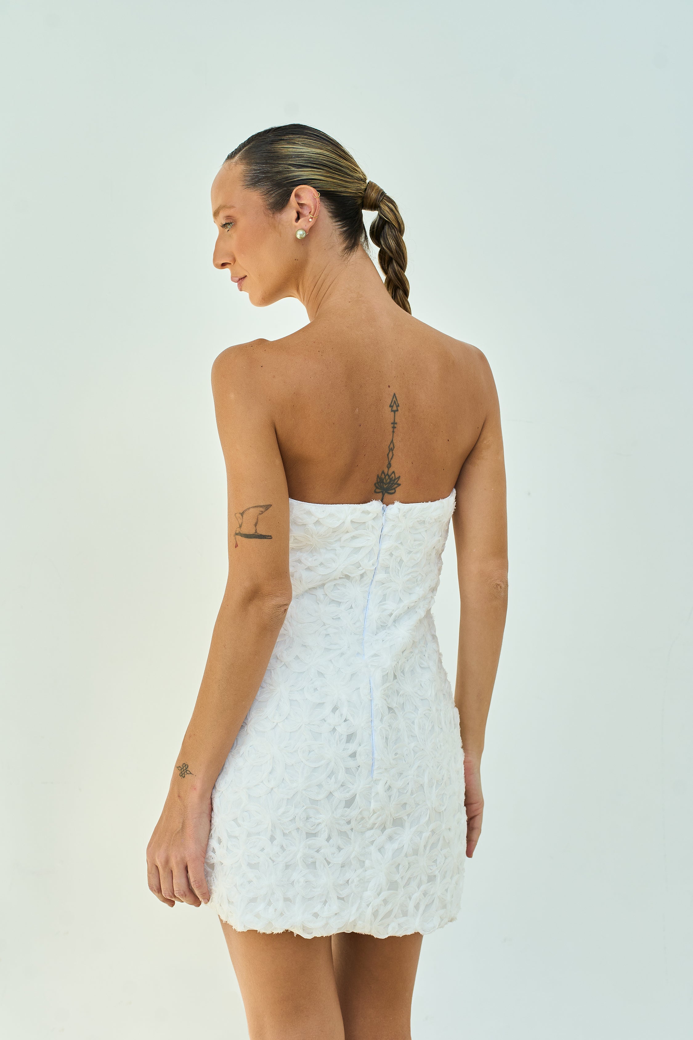 VESTIDO CURTO BOTÂNICO