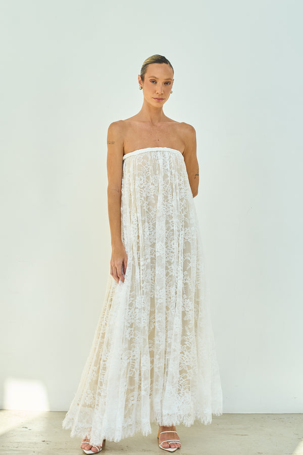 VESTIDO RENDA TRANÇADO