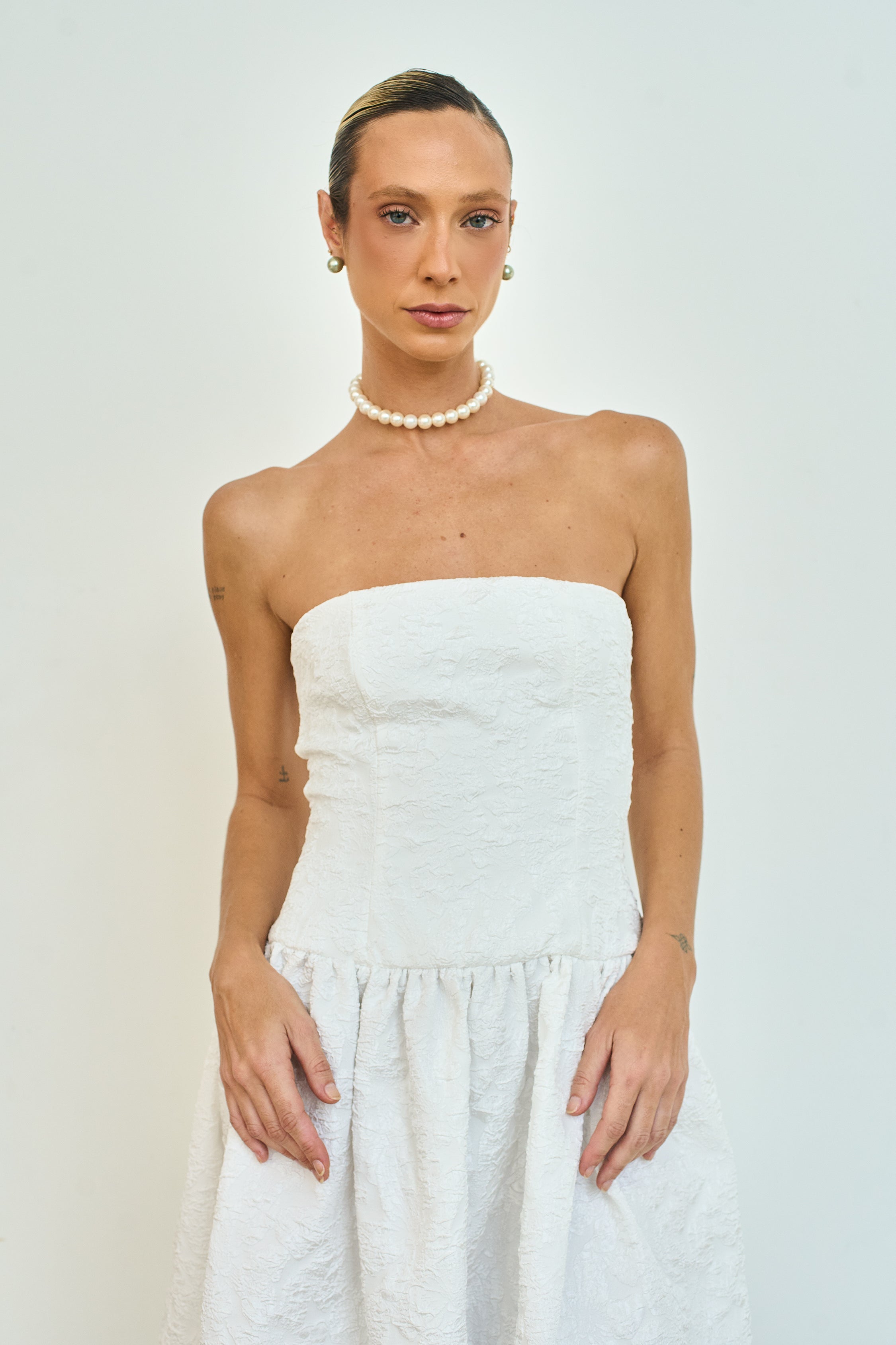 VESTIDO MIDI JACQUARD